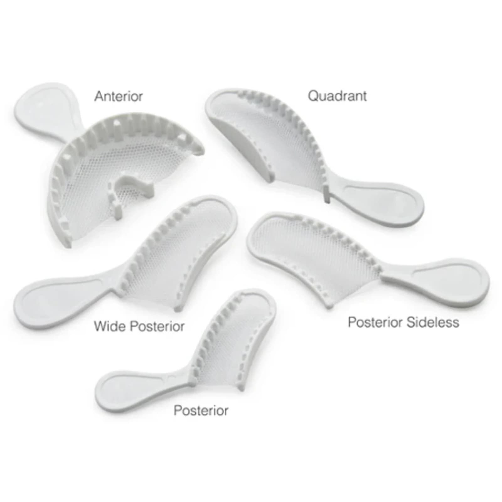 Pac-Dent iMesh Dual-Arch Impression Trays, Introductory Assortment Pack, 40/Pk - iMesh ImpressionTrays Intro Pk Assrt 40/Pk - Image 1