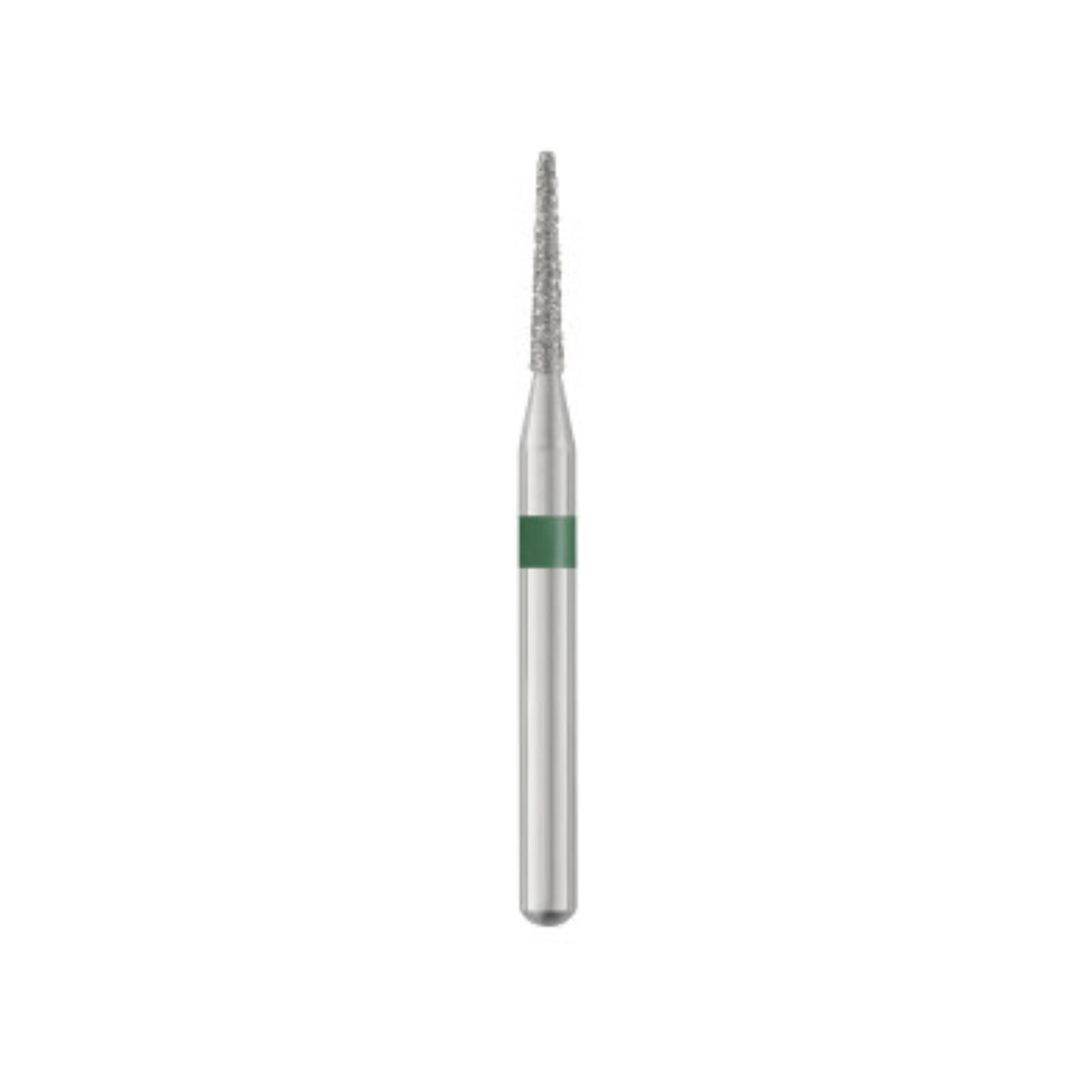 SS White Piranha Diamond Bur 852-010C, Coarse Grit, Friction Grip, Round End Taper (Christmas Tree), Sterile, 25/Pk thumbnail 2