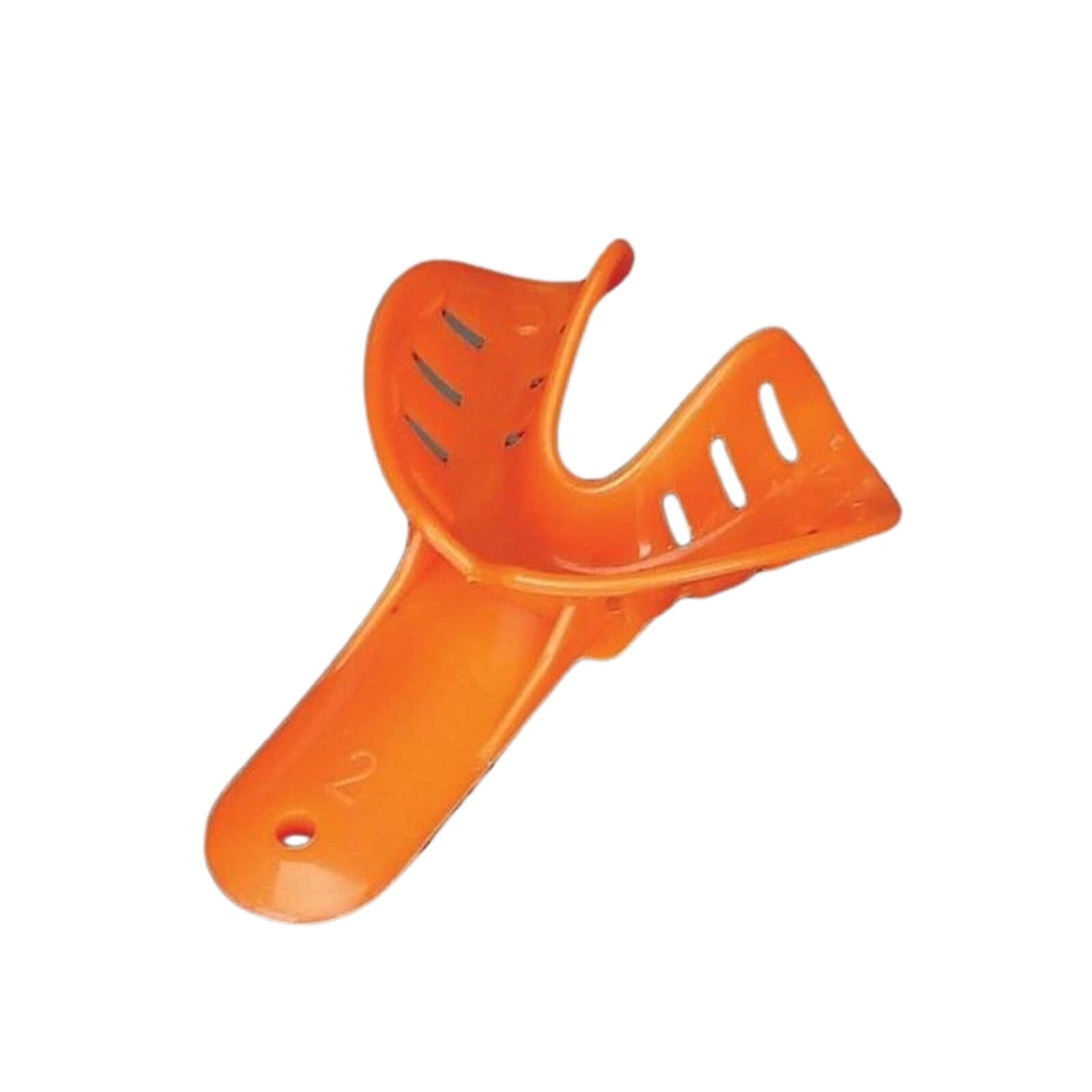 Excellent-Colors Ortho Impression Trays, Child, Lower #2, Medium, Orange, Perforated, Disposable, 25/Pk, ITO-2L thumbnail 7