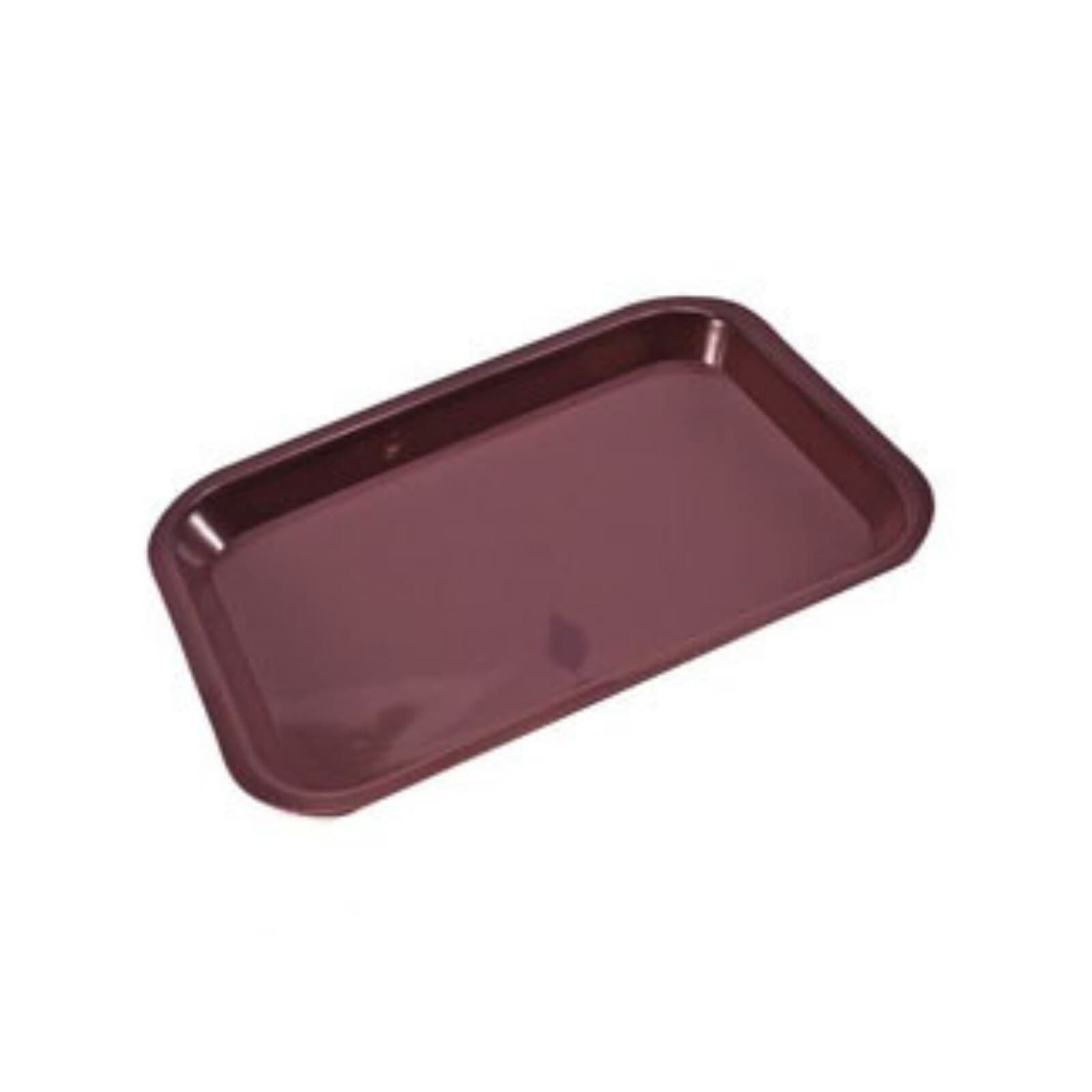 Plasdent Set-Up Plastic Flat Tray, Size E (Midwest), Mauve, 15" x 10-1/2" x 7/8", 1/Pk, 300EF-10 thumbnail 2