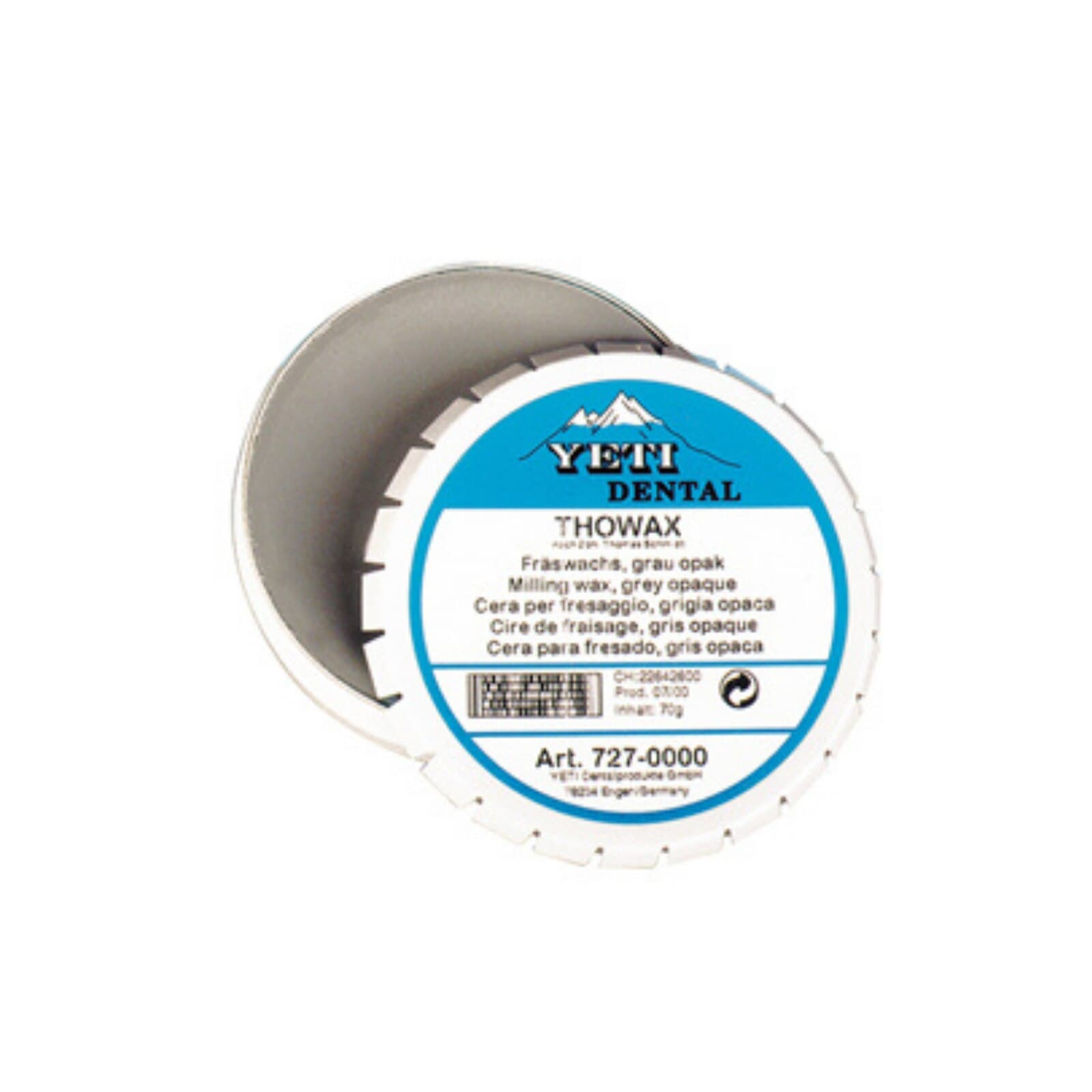 Yeti Thowax Sculpturing Wax, Gray, 70 g Tin, 1/Pk, 1860016 thumbnail 2