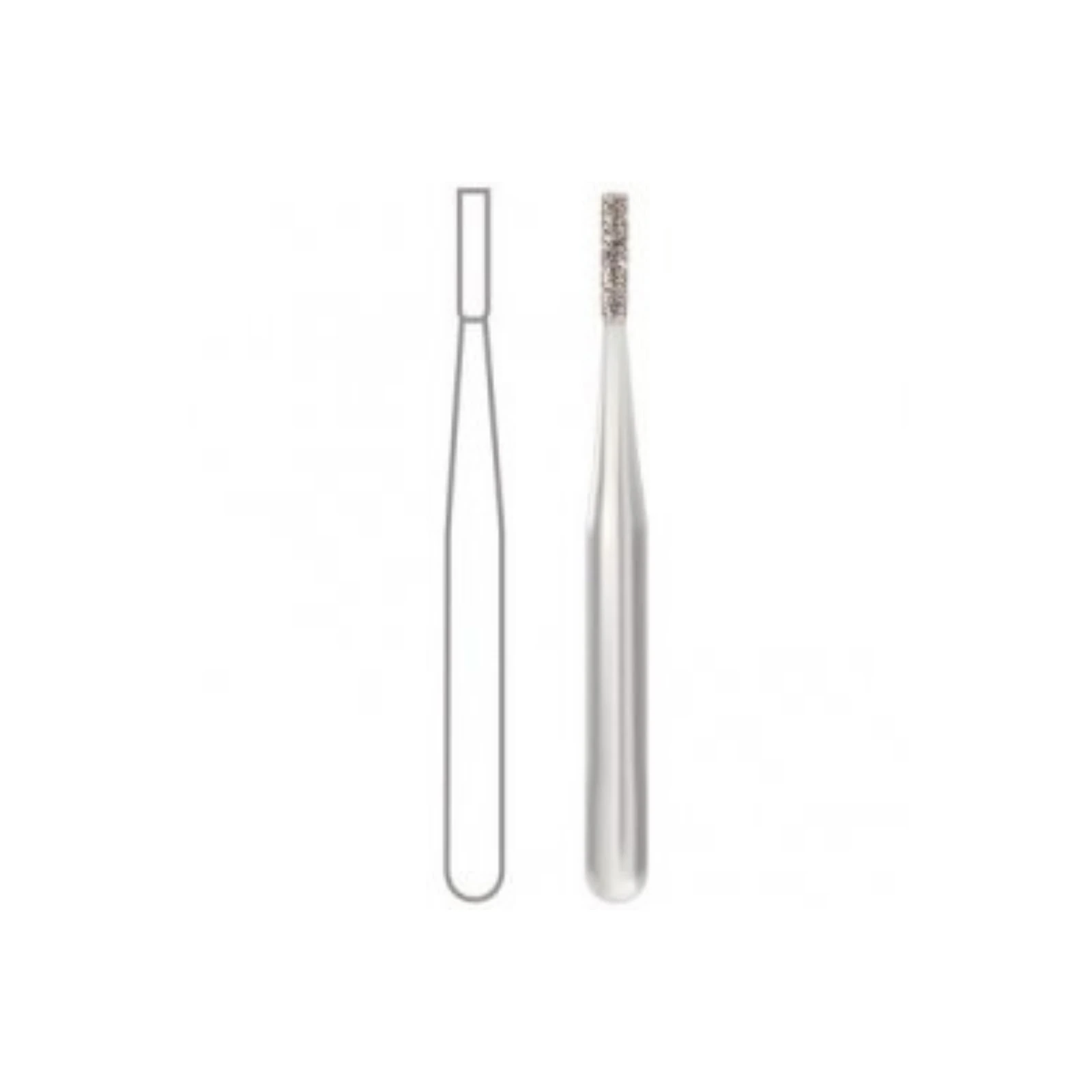 Midwest Multi-Use Diamond Bur FG 330D/009, Medium Grit, Pear Shape, Friction Grip, 5/Pk, 471490 thumbnail 2