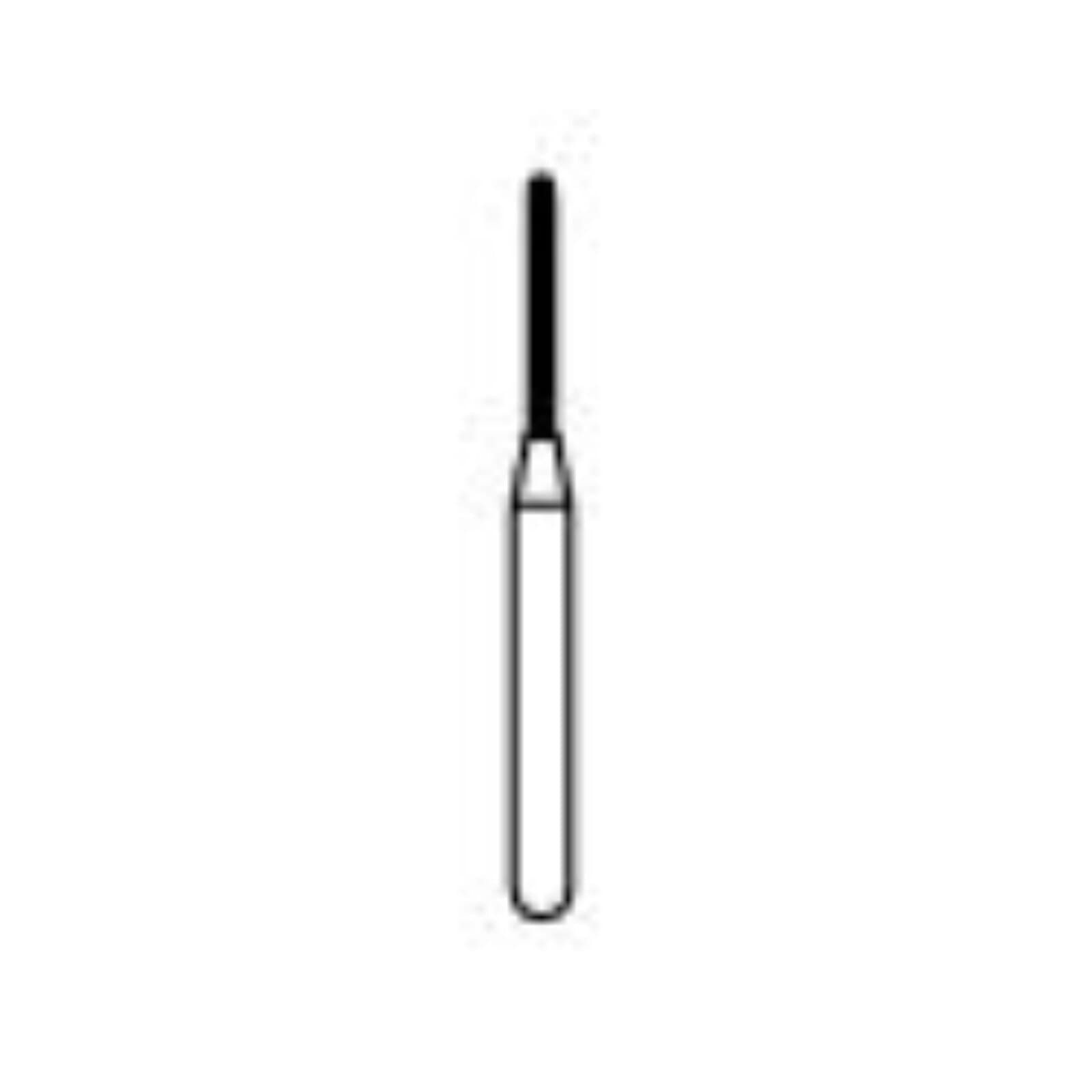 NTI Diamond Bur, FG, Cylinder Round End, #KS0, 1.0 mm Diameter, 7.0 mm Length, Medium Grit, Gray Ring, 5/Pk, KS0 thumbnail 7