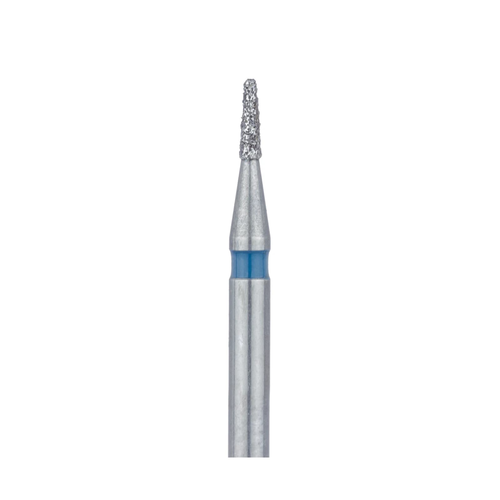 Meisinger 845-009-FG Diamond Bur, Medium Grit, Flat End Tapered, Friction Grip, 0.9 mm Head Diameter, 3.0 mm Head Length, 5/Pkg thumbnail 3