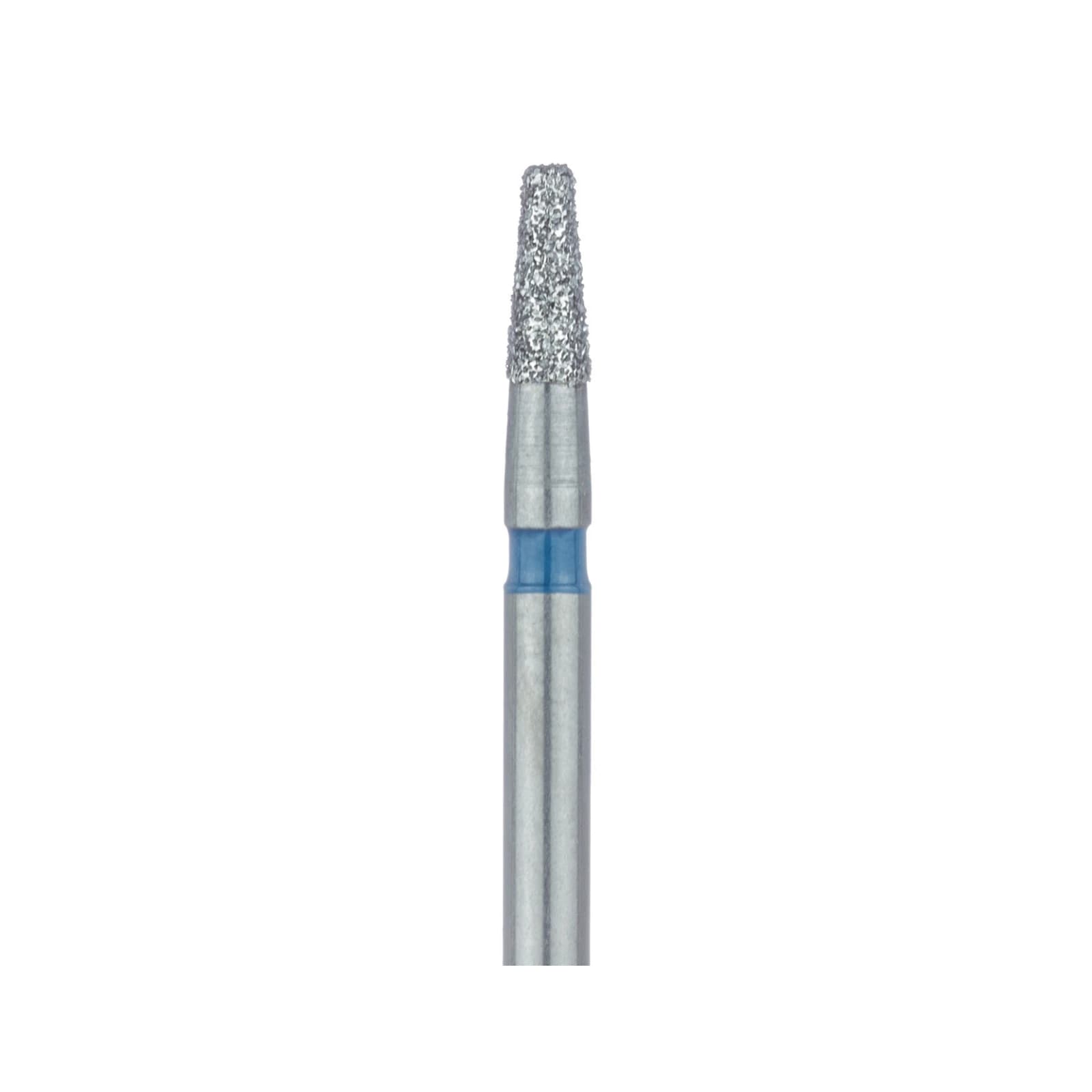 Meisinger 845-016-FG Diamond Bur, Medium Grit, Flat End Taper, Friction Grip, 1.6 mm Head Diameter, 4.0 mm Head Length, 5/Pkg thumbnail 3