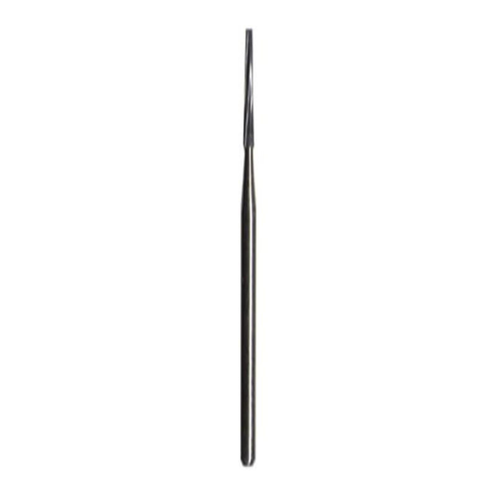 Midwest Operative Carbide Bur FG 169-L, Tapered Fissure, Flat End, Friction Grip, 0.9 mm Diameter, 4.9 mm Length, 100/Bag, #386245 thumbnail 2