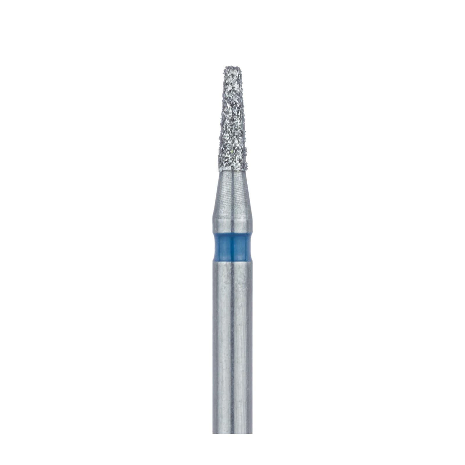 Meisinger 845-012-FG Diamond Bur, Medium Grit, Flat End Tapered, FG, 1.2 mm Head Diameter, 4.0 mm Head Length, 5/Pkg thumbnail 3