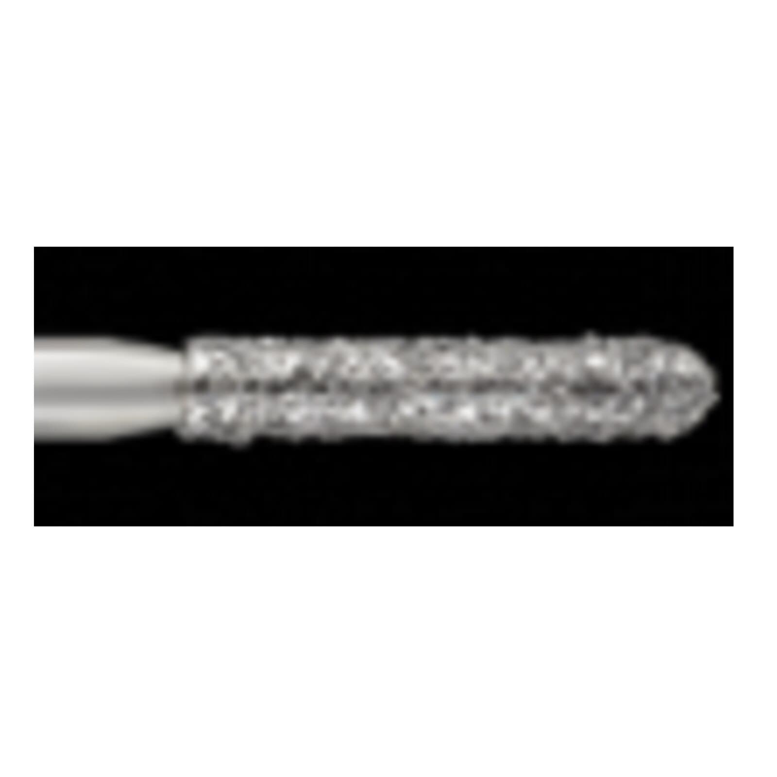 Piranha Single Patient Use Diamond Bur, Round End Cylinder, Friction Grip, Very Fine Grit, 1.6 mm Diameter, 25/Pkg, #881-016VF thumbnail 2
