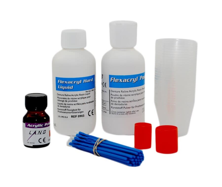 Flexacryl Hard Liquid, Denture Reline Acrylic Resin, 946ml (32oz) Quart Bottle Refill - Flexacryl Hard Liquid 946ml - Image 1