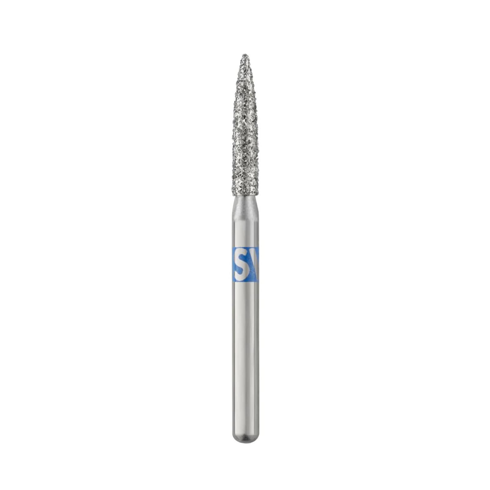 SS White Revelation Diamond Bur 862-016SC, Super Coarse, Flame Shape, Friction Grip, 5/Pk, 91341-5 thumbnail 2