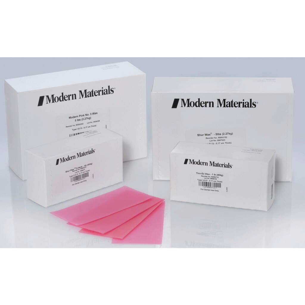 Kulzer Modern Materials Shur Wax Baseplate Wax, X-Hard, Pink, 5 lb Box, 138 Sheets, 50093252 thumbnail 6