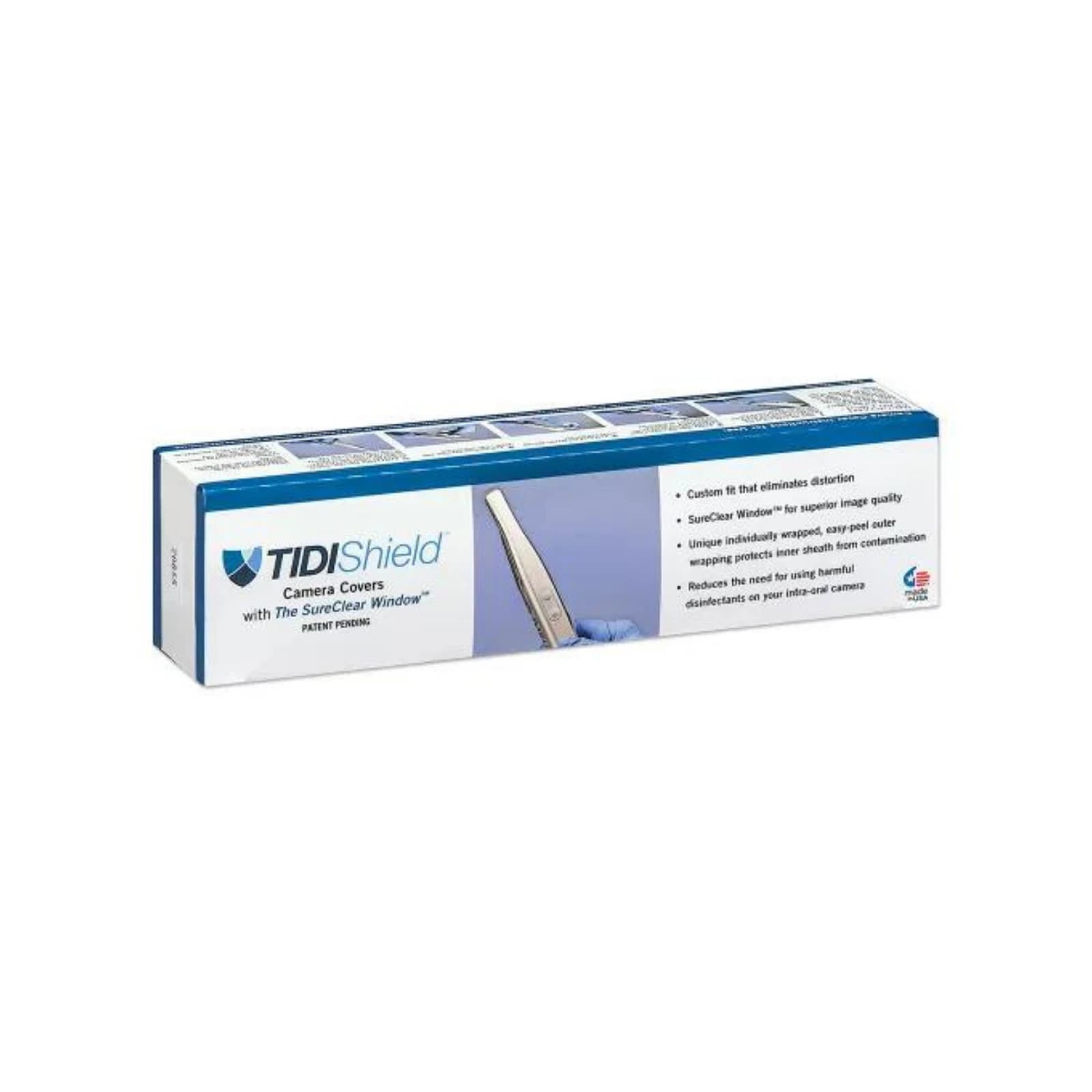 TIDIShield Intra-Oral Camera Sheaths for ImageMaster, Clear, Disposable, 500/Case thumbnail 4