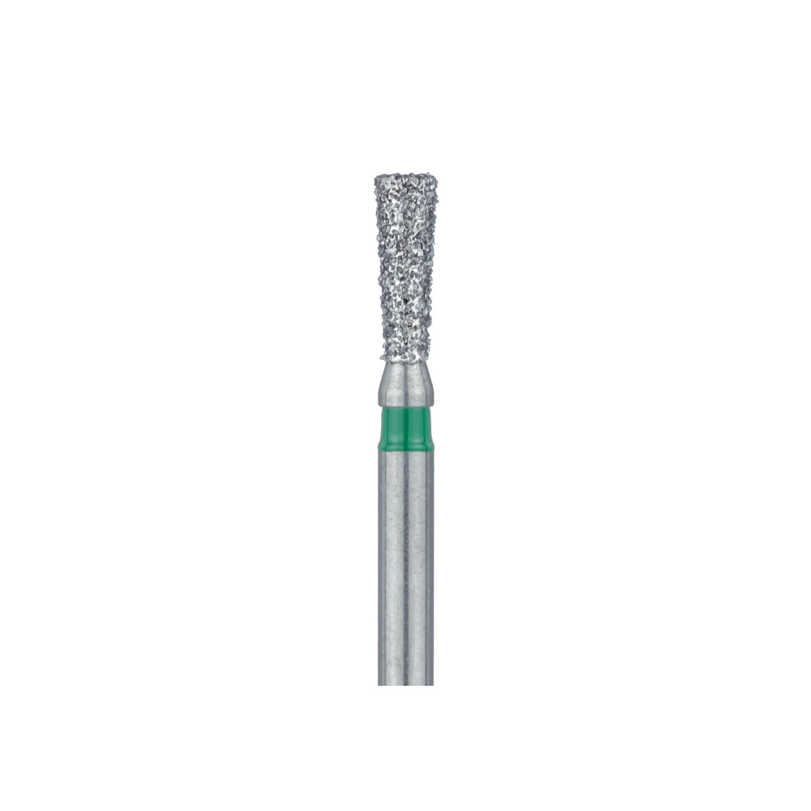 Meisinger 807G-018-FG Diamond Bur, Inverted Cone, Coarse (Green), Friction Grip, 1.8 mm Head Diameter, 5.0 mm Head Length, 5/Pkg thumbnail 3
