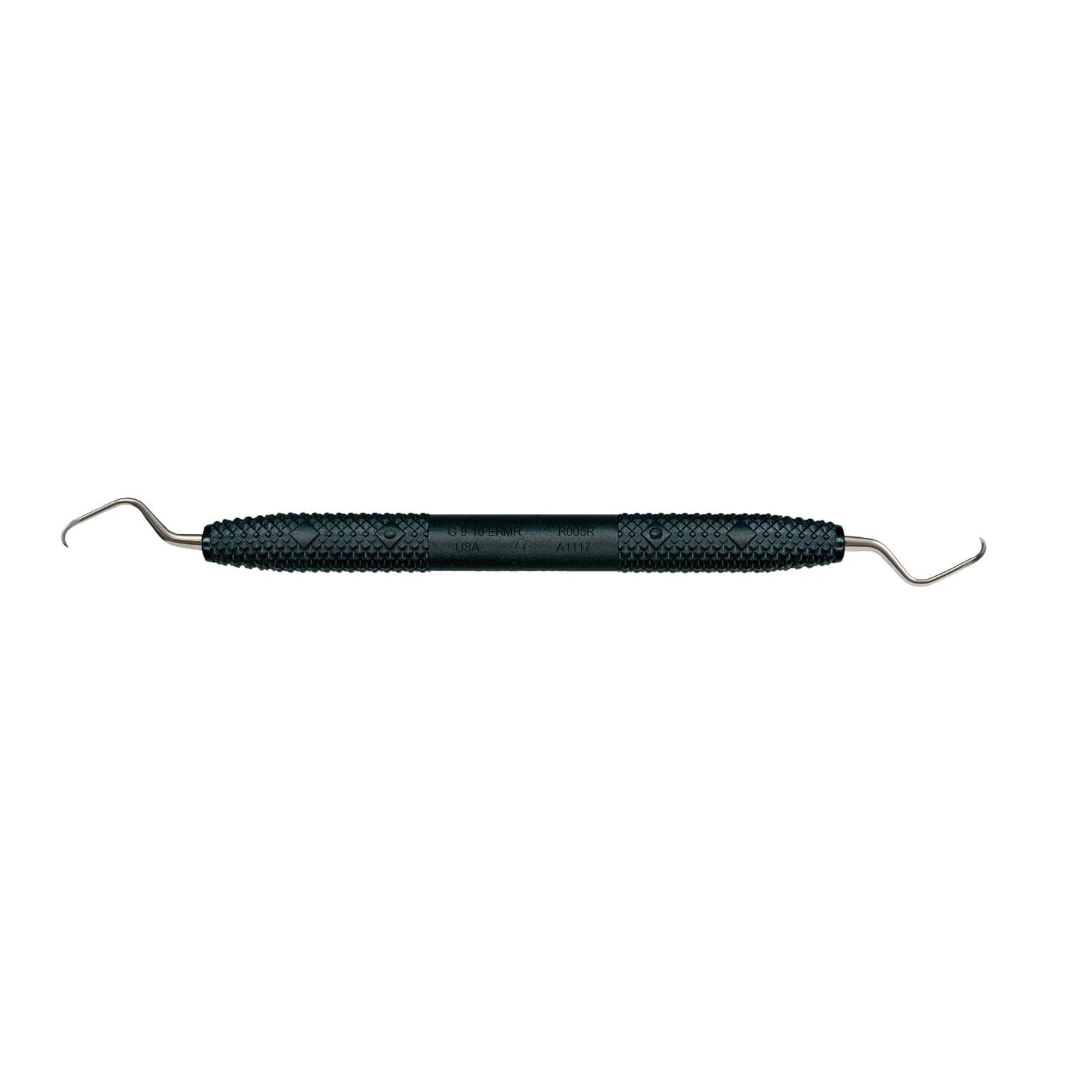 Amazing Gracey™ Curette #9/10, Rigid, Extended Reach Mini, Black Resin Handle, Double End, R005R - Amazing Gracey™ Curette – # 9/10, Rigid, Extended Reach Mini, Black Resin Handle, Double End - Amazing Gracey™ Curette – # 9/10, Rigid, Extended Reach Mini, Black Resin Handle, Double End - Image 1