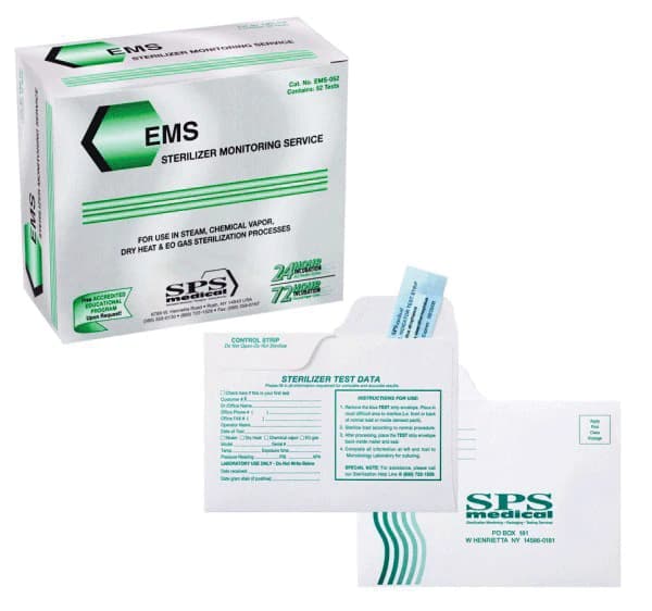 SPS Medical Econo Mail-In Sterilizer Monitor Service, 52 Tests/Box, EMS-052 thumbnail 9