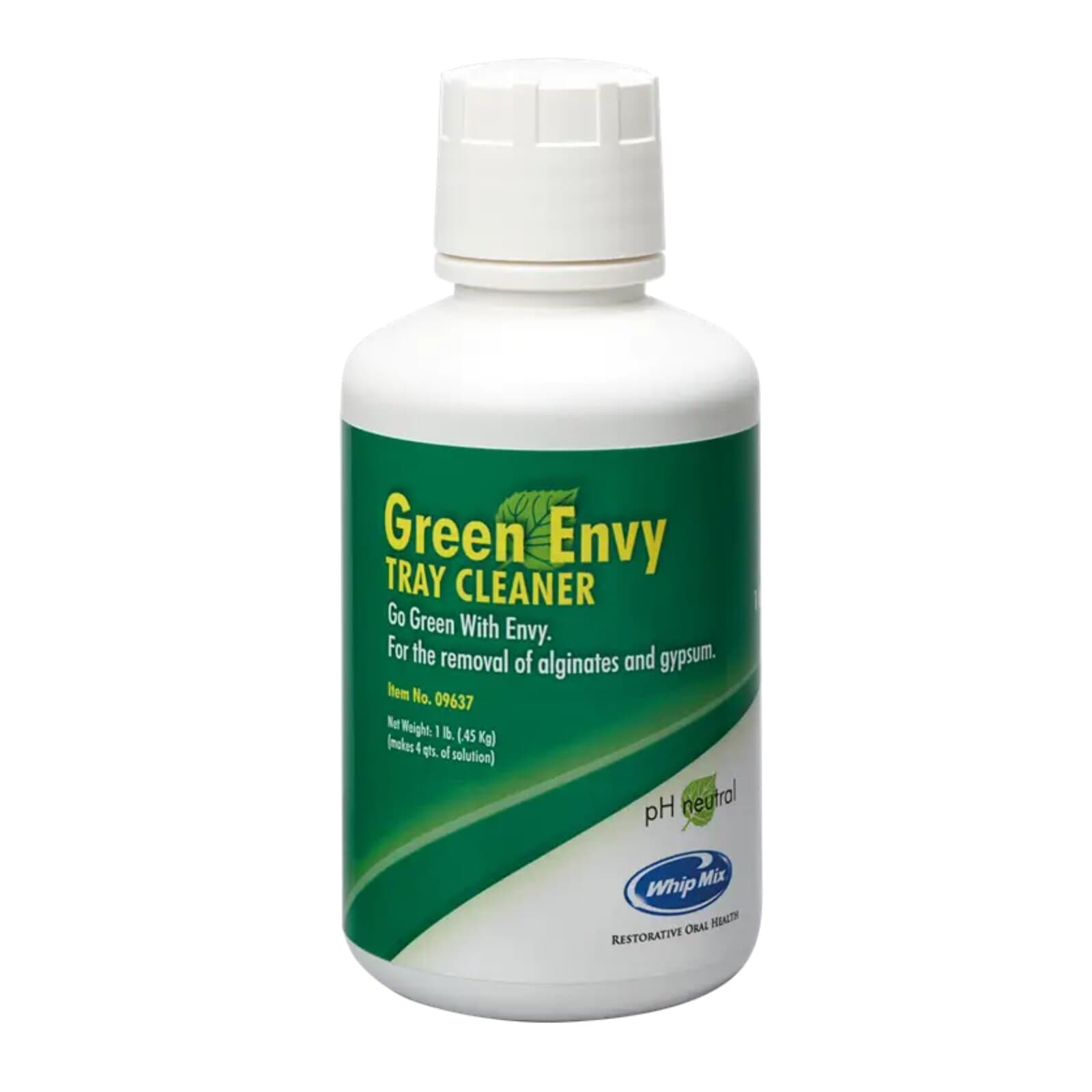 Whip Mix Green Envy Tray Cleaner, 1 lb Bottle, 09637 thumbnail 2