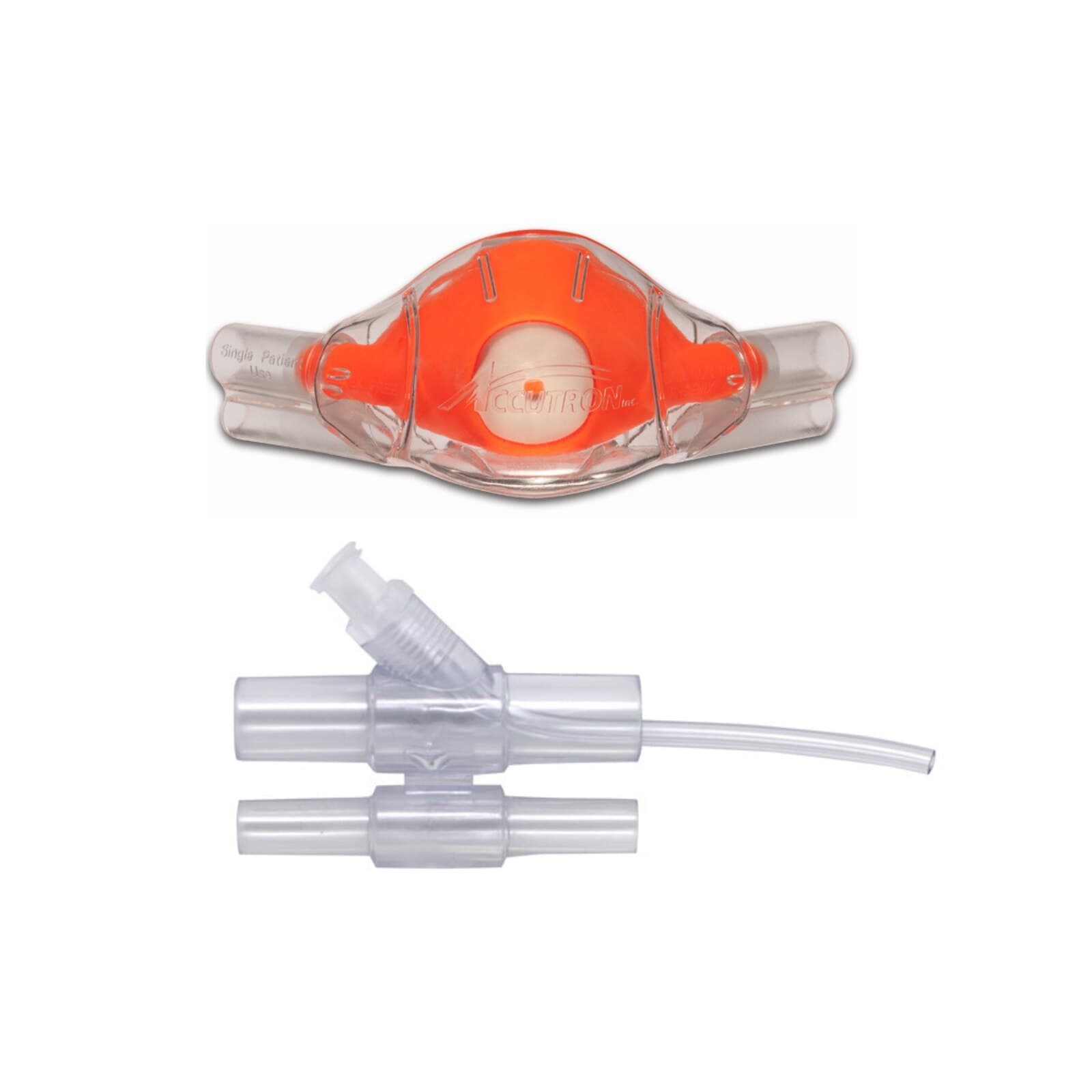 ClearView Nasal Mask and Capnography Bundle, Large Adult, Outlaw Orange, 12/Pk, 33034-10-CAP thumbnail 2