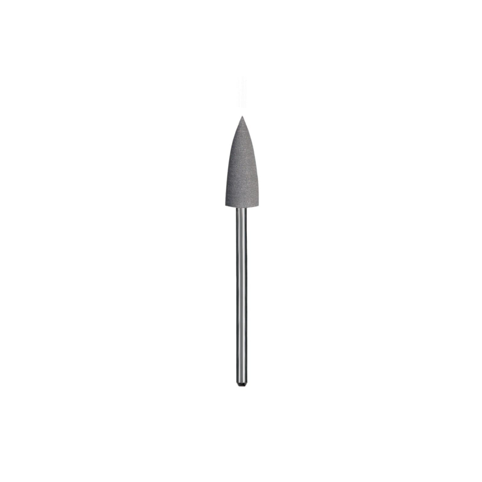 Dedeco Silicone Jumbo Acrylic Polisher, Shape F, Gray, Medium Grit, HP (3/32") Shank, 5/Pkg thumbnail 2