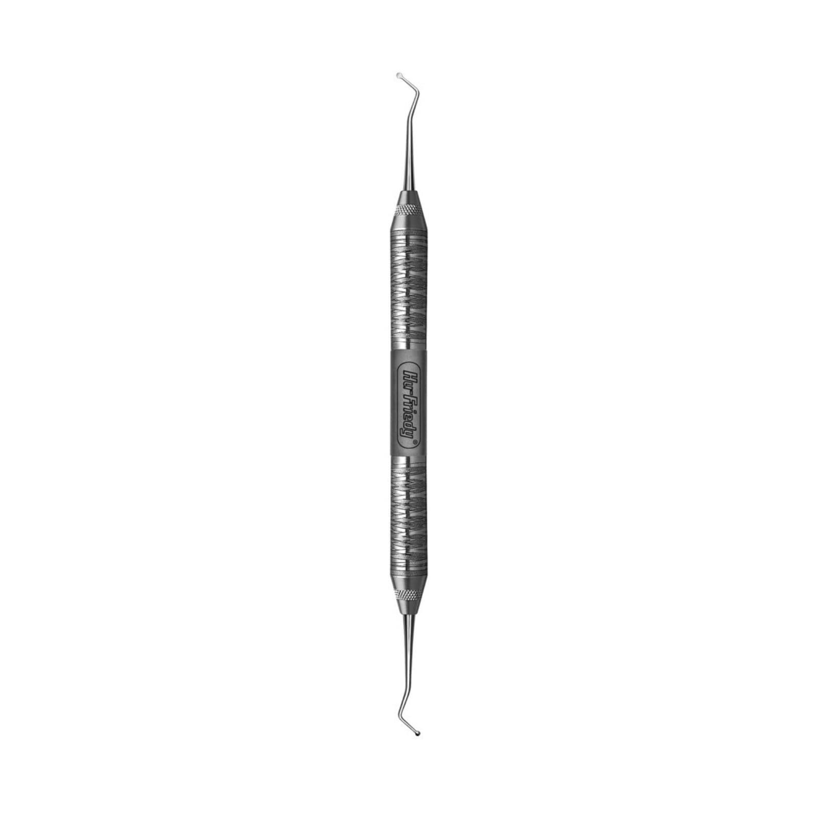 Hu-Friedy 18WH Double-Ended Excavator, #6 Satin Steel Handle, Heavy 1.5 mm Oval - Excavators - Double-Ended - 18WH - #6 Satin Steel® - Image 1