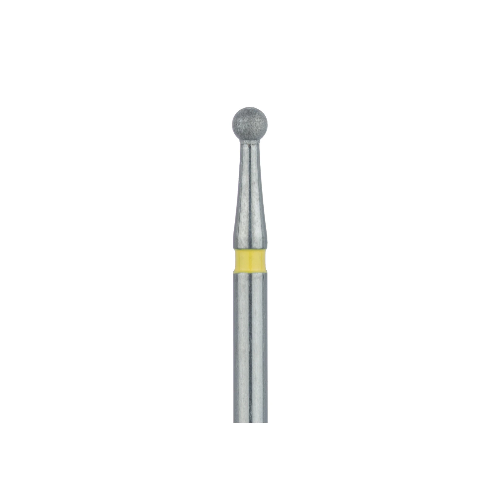 Meisinger 801C-016-FG Diamond Bur, FG, Extra Fine (Yellow), Round, 1.6 mm Head Diameter, 5/Pkg thumbnail 3