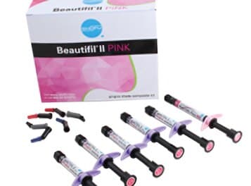 Beautifil II Gingiva Pink Kit, Light-Cure, Universal Viscosity, 5 x 2.5 g Syringes + Flow Syringe & Tips, GMK1 thumbnail 12