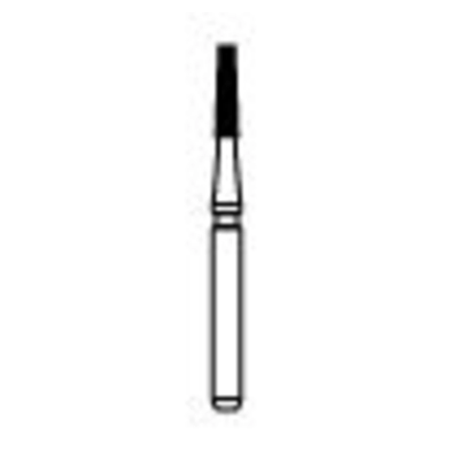 NTI® Trimming & Finishing Carbide Bur, 12 Fluted, FG, Flat End Taper, #7713, 1.2 mm Diameter, 5/Pkg, H377-012 thumbnail 2