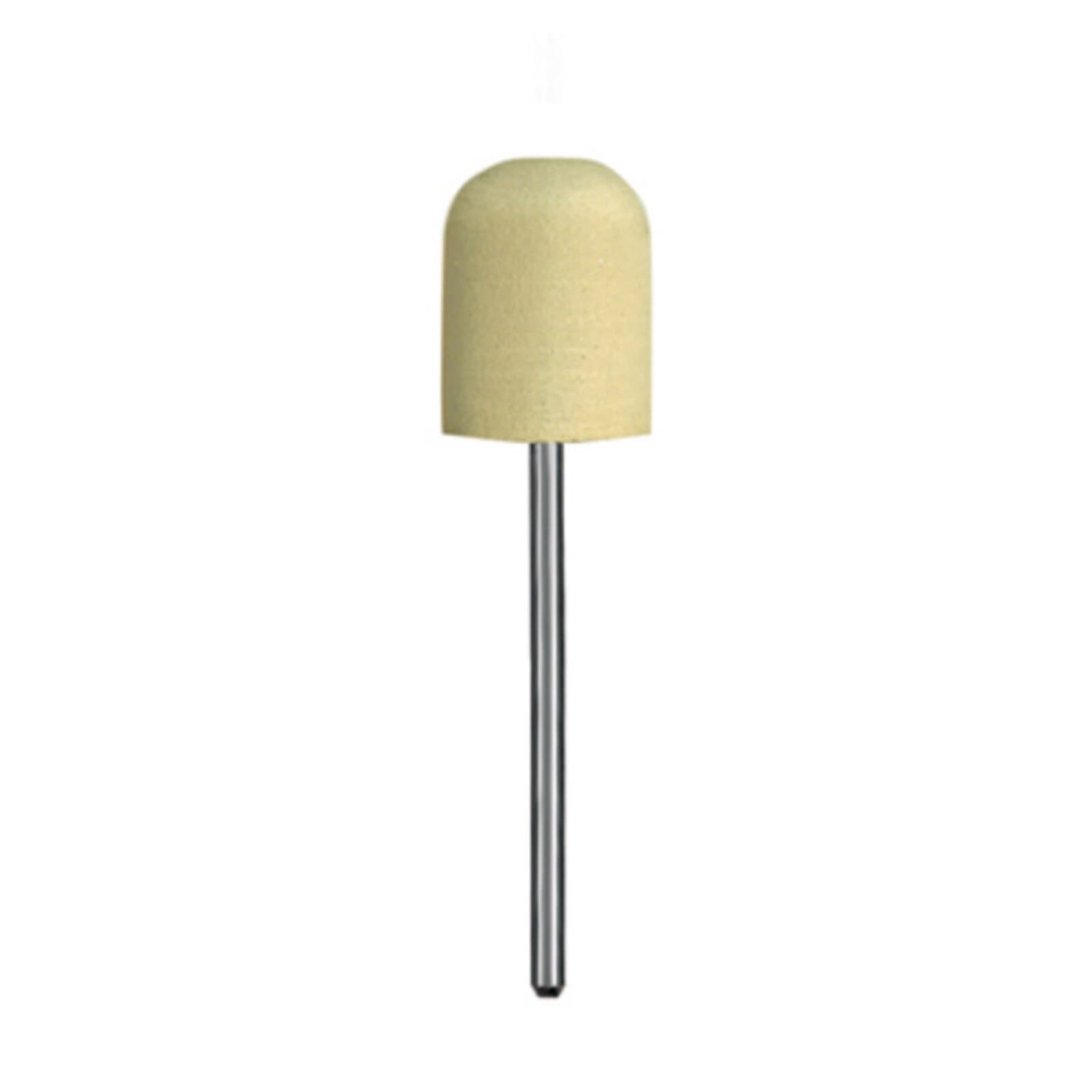 Dedeco Silicone Jumbos Acrylic Polisher, Shape A, Yellow, Fine, HP 3/32" Shank, 5/Box thumbnail 2