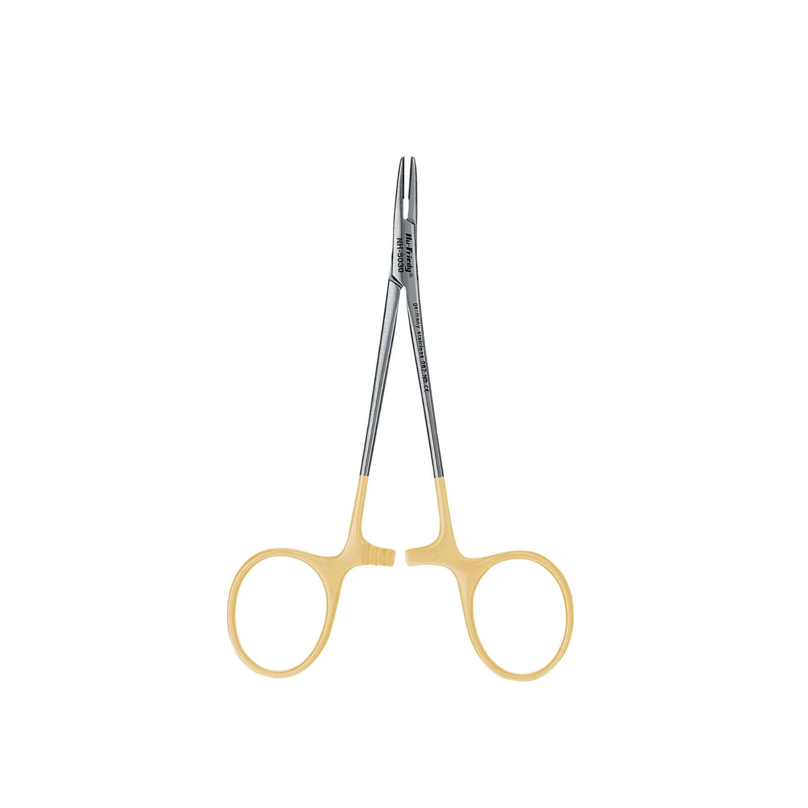 Hu-Friedy Derf Perma Sharp Needle Holder, 4.5" (11.5 cm), Tungsten Carbide, Serrated, NH5032 thumbnail 2