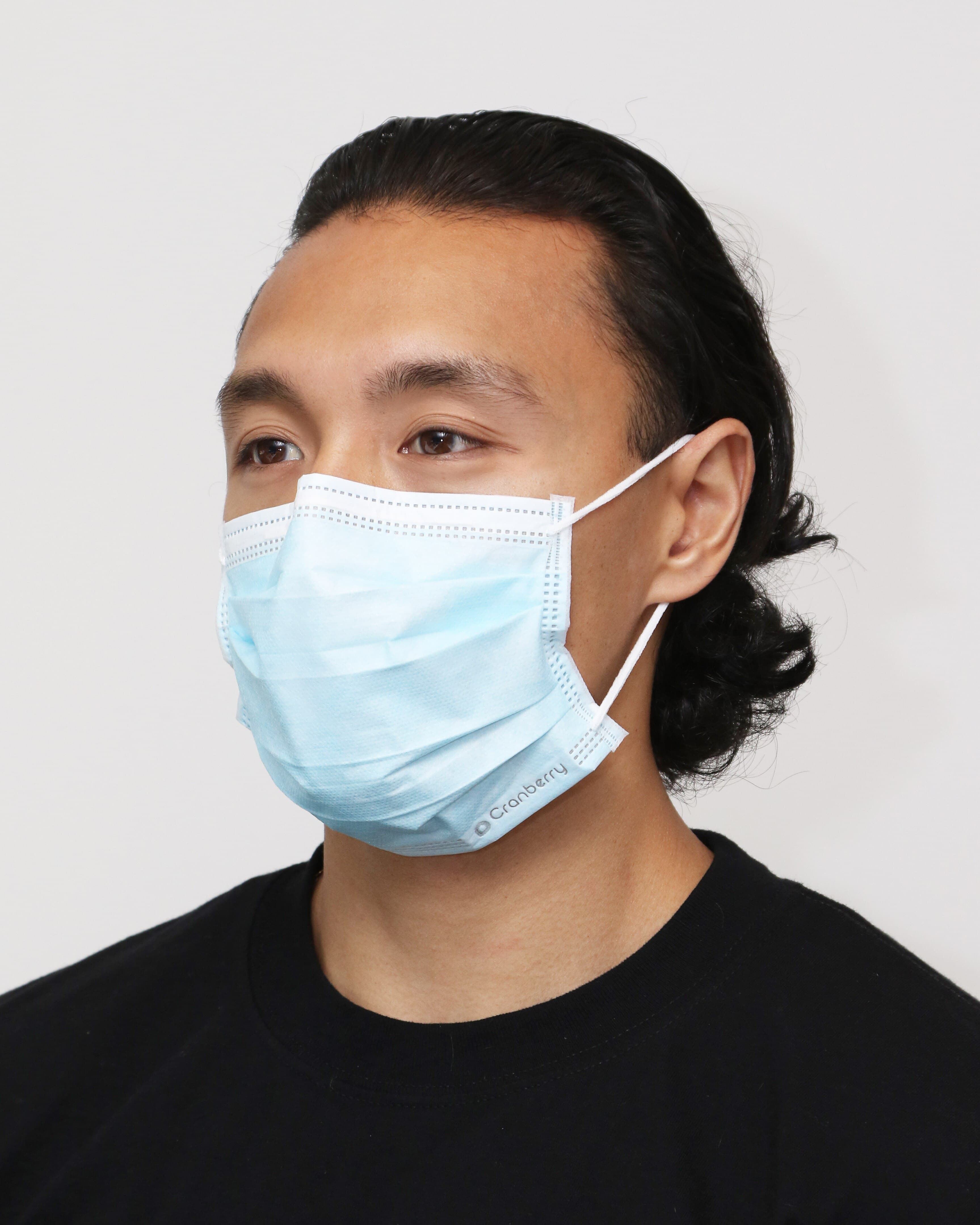 Cranberry S3+ ASTM Level 3 Earloop Procedure Face Mask, Blue, 50/Box, S3160B thumbnail 16