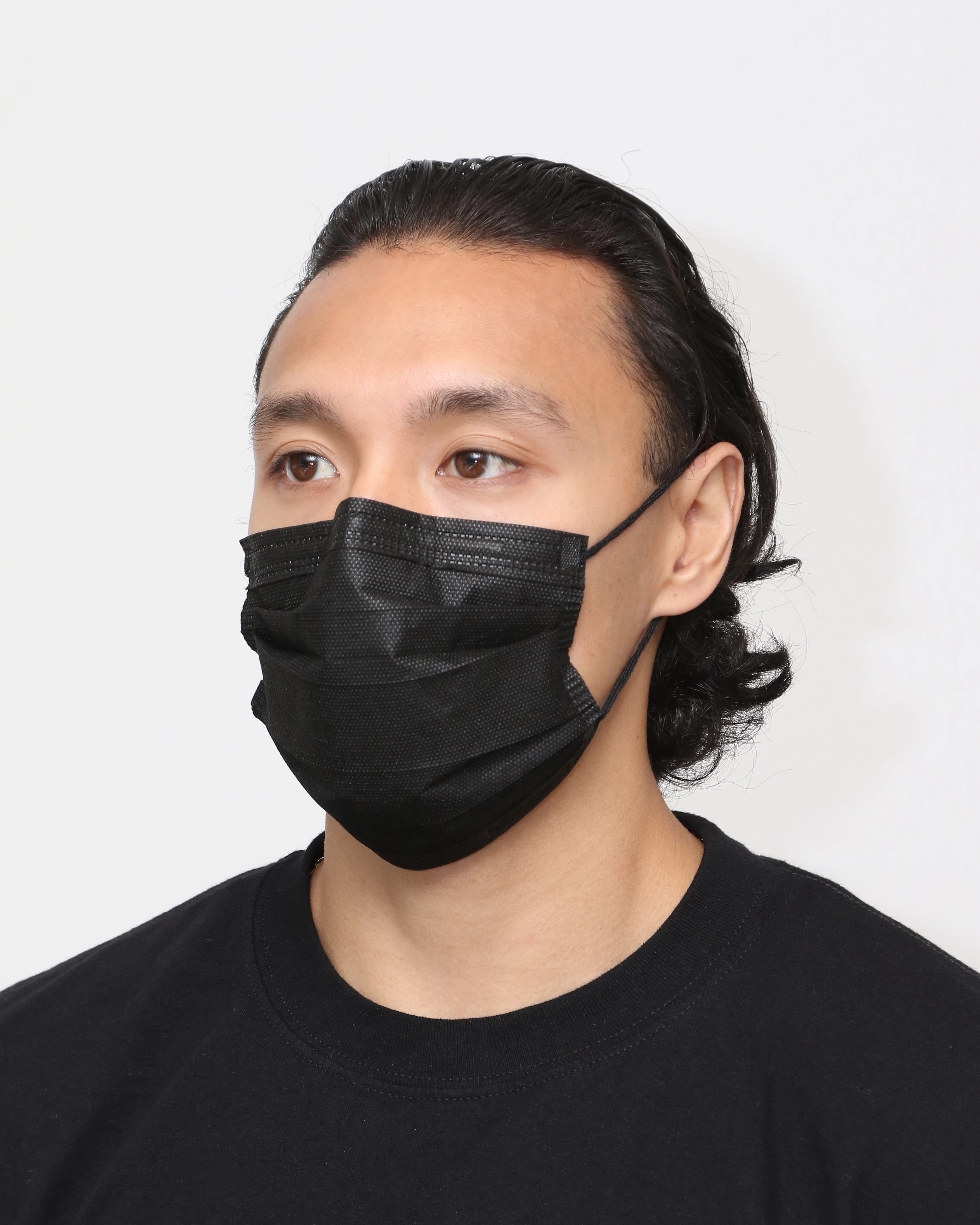Cranberry S3+ ASTM Level 3 Procedure Face Mask, Black, Ear Loop, 50/Box, S3160K thumbnail 16