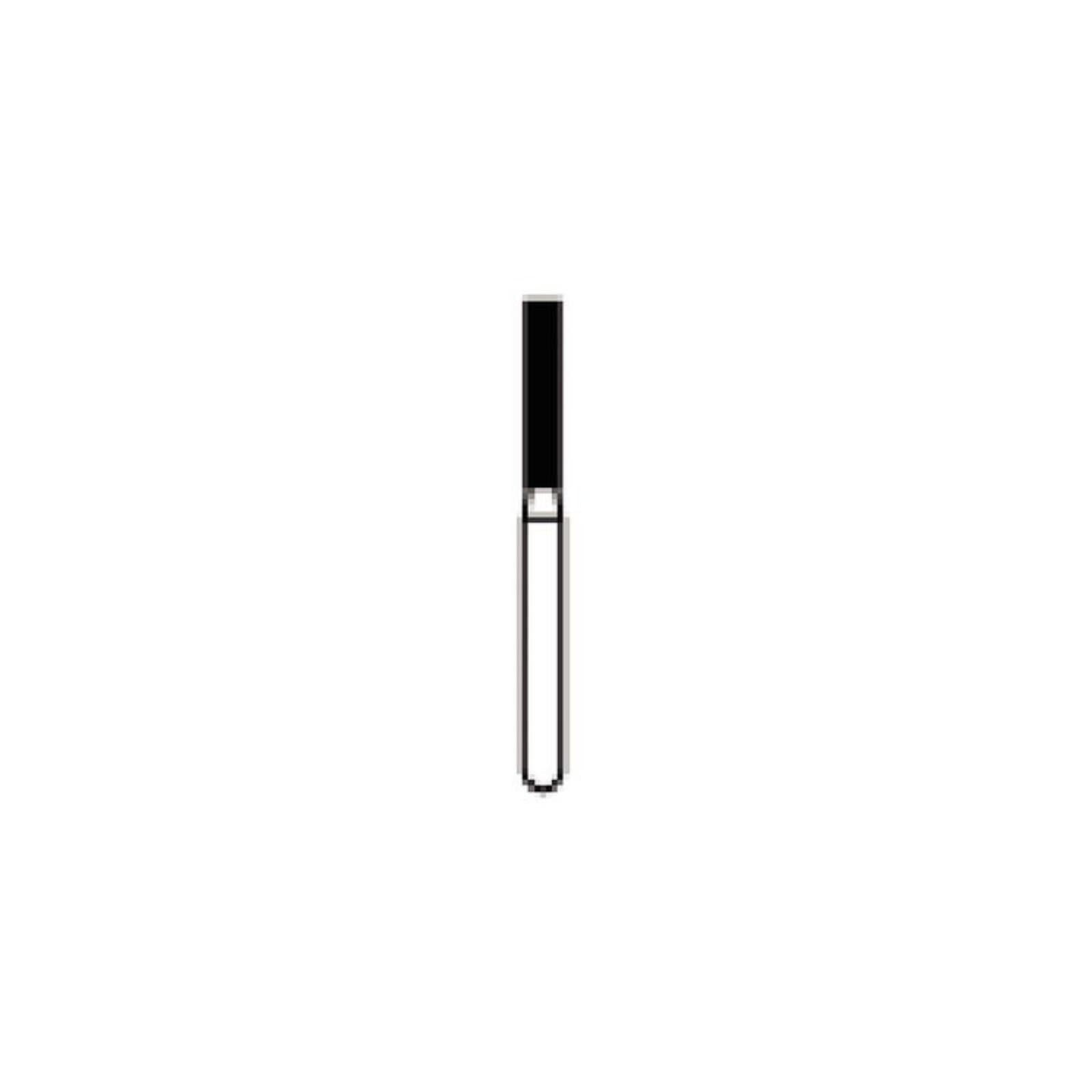 NTI FG Diamond Bur, Coarse, Flat End Cylinder, #837-012 (8.0 mm), Friction Grip, Gold Pack of 50, C837-012G thumbnail 2