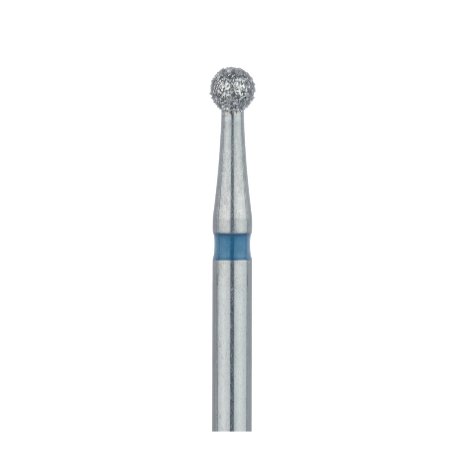 Meisinger Multi-Use Diamond Bur, Friction Grip, Round, 801, 1.8 mm, Medium, Blue, 5/Pk, 801-018-FG thumbnail 4