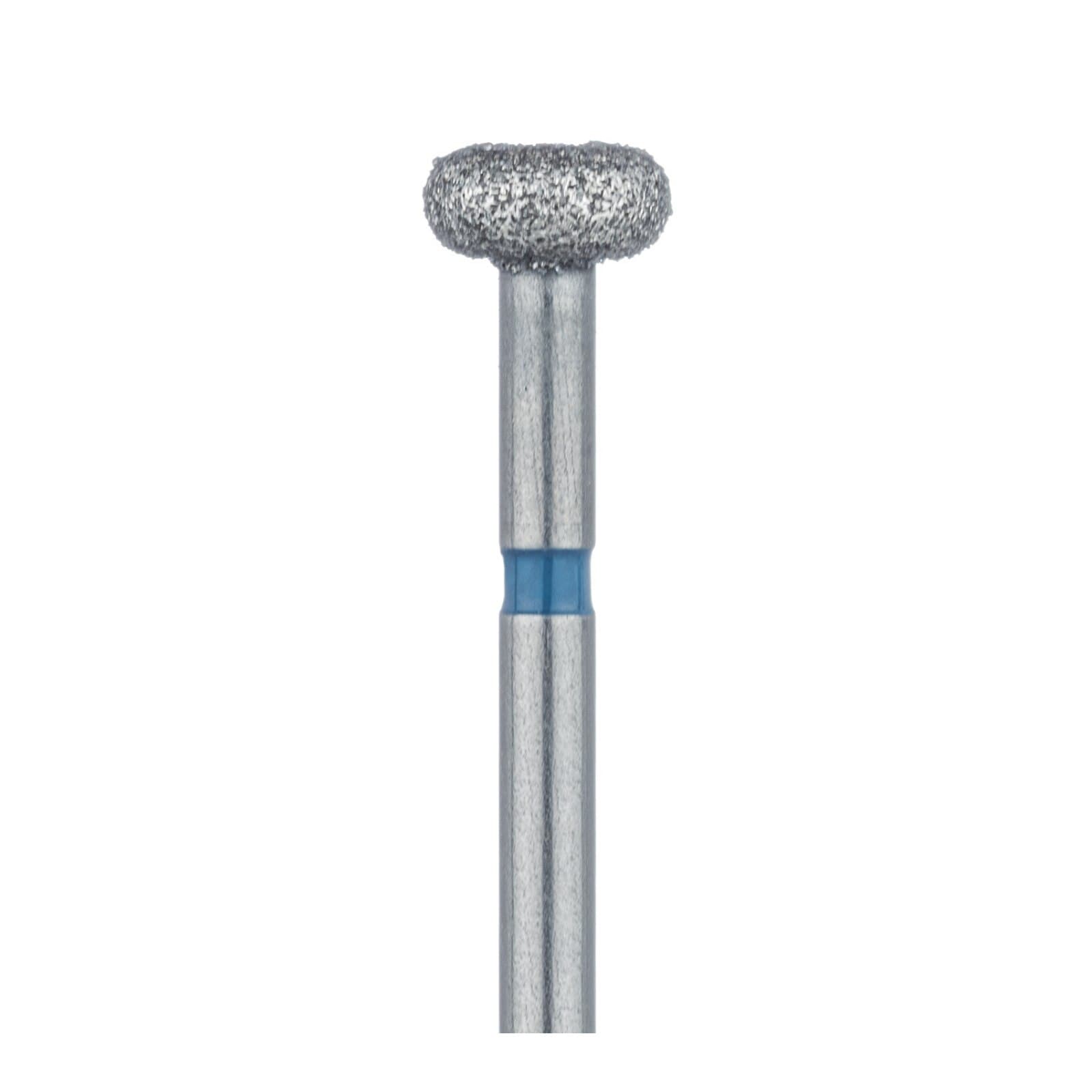 Meisinger 909-040-FG Medium Diamond Bur, Wheel/Donut Shape, 4.0 mm Head, Friction Grip, Blue Ring, 5/Pack thumbnail 3
