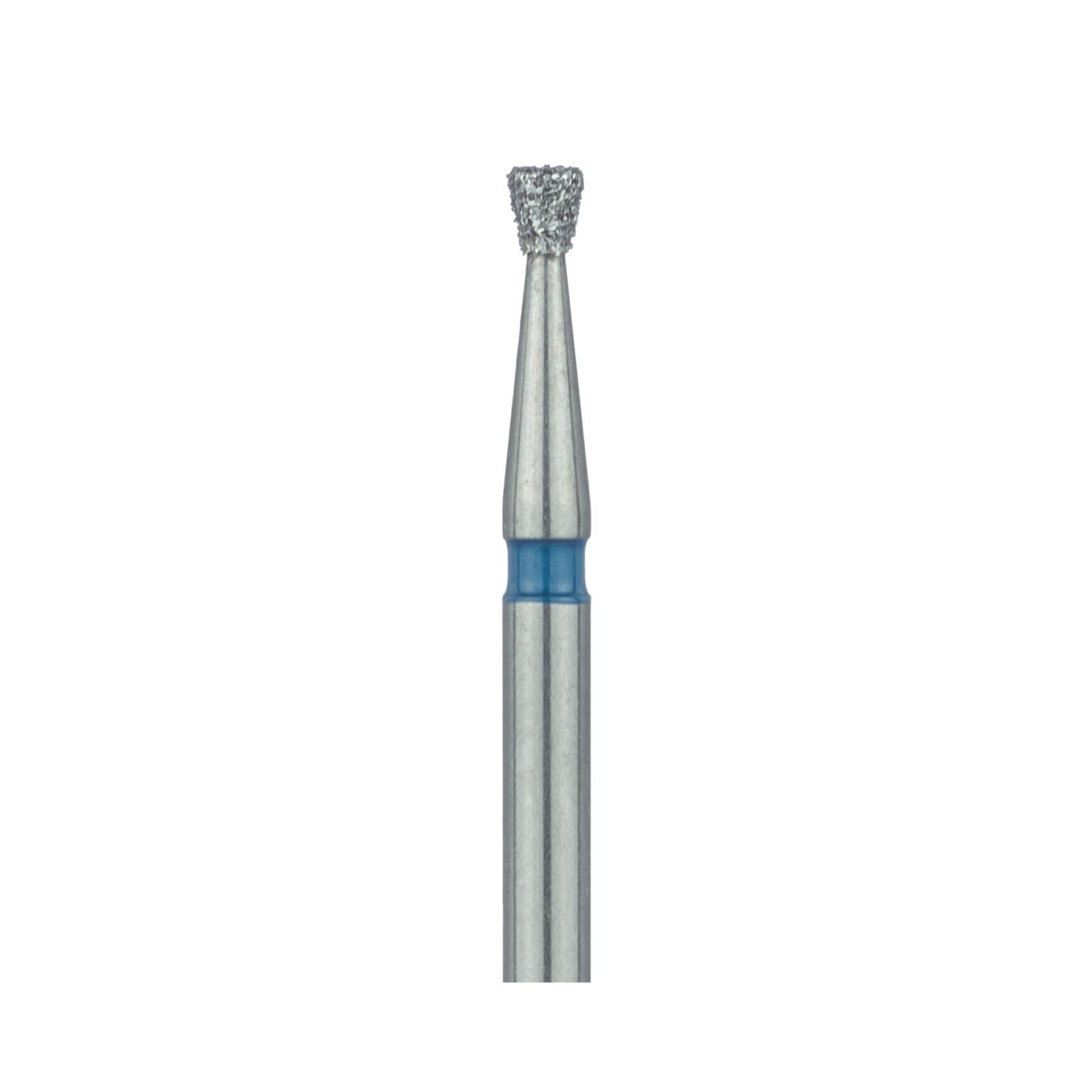 Meisinger 805-014-FG Diamond Bur, FG, Inverted Cone, Medium Grit, Blue Ring, 1.4 mm Head Diameter, 1.5 mm Head Length, 5/Pkg thumbnail 3