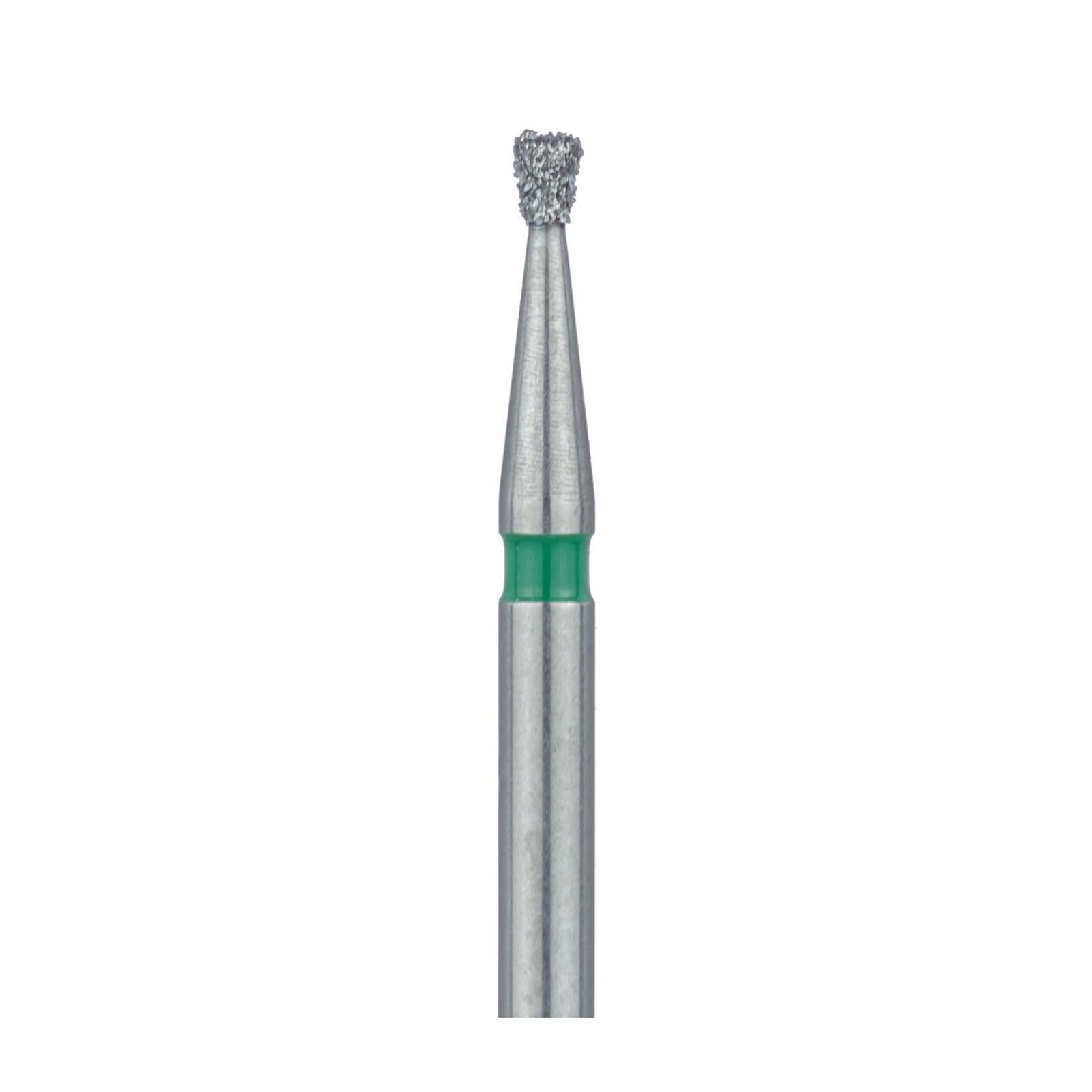 Meisinger 805G-012-FG Diamond Bur, Inverted Cone, Coarse (Green), Friction Grip, 1.2 mm Head Diameter, 1.5 mm Head Length, 5/Pkg thumbnail 3