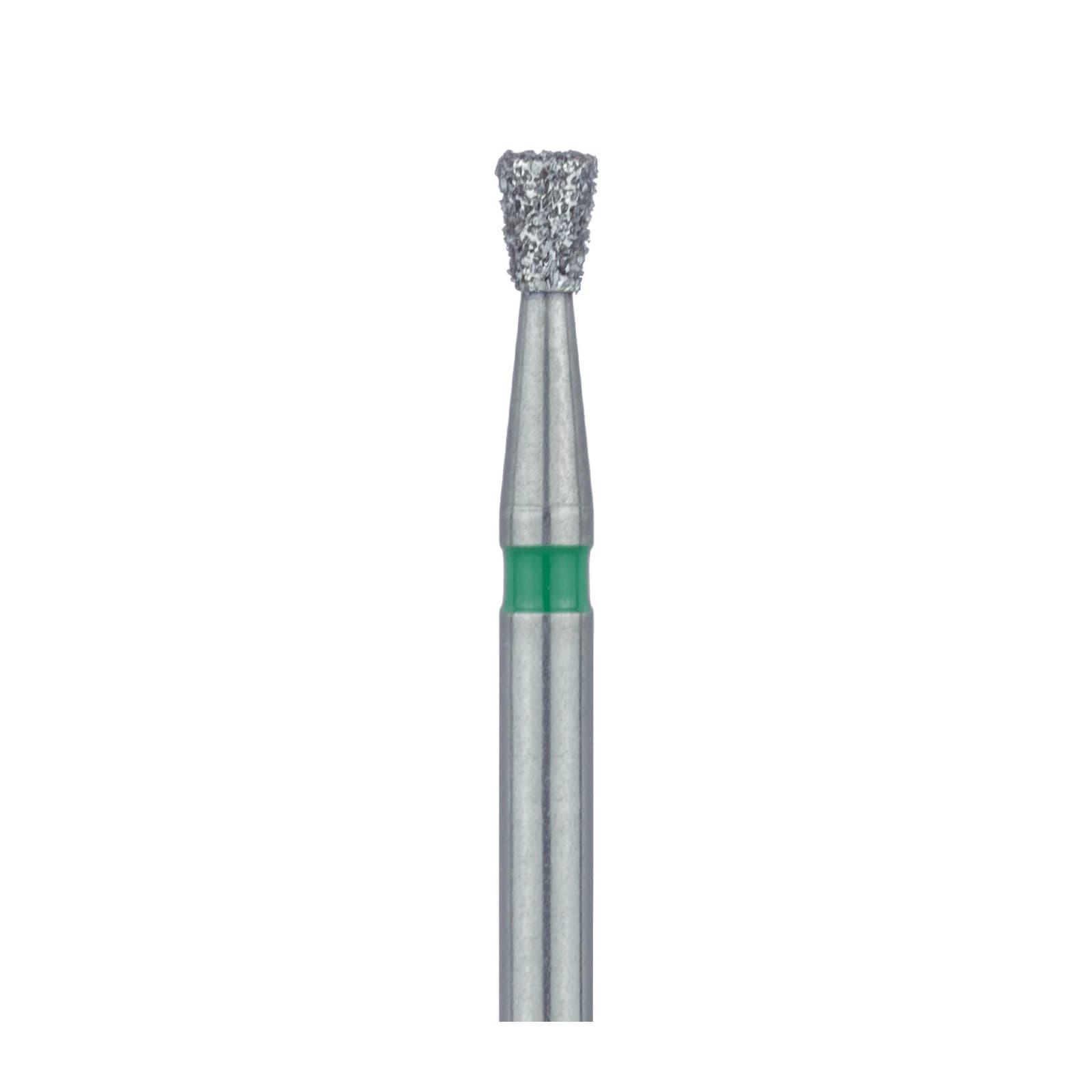 Meisinger 805G-018-FG Diamond Bur, Inverted Cone, Coarse Grit, Green Ring, Friction Grip, 1.8 mm Head Diameter, 2.3 mm Head Length, 5/Pkg thumbnail 3