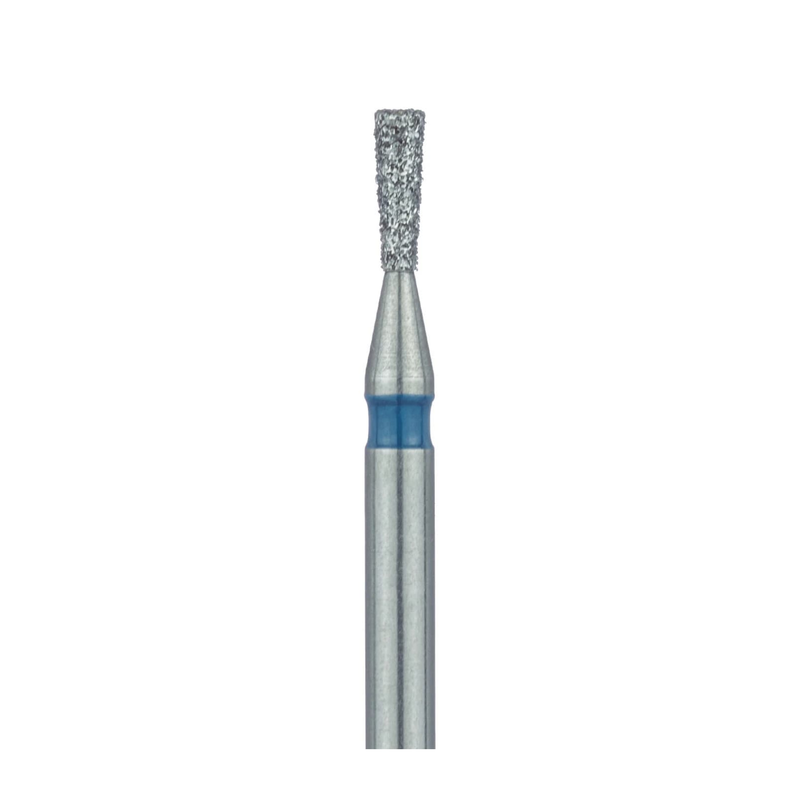 Meisinger 807-012-FG Diamond Bur, Inverted Cone, Medium Grit, Blue Ring, Friction Grip, 1.2 mm Head Diameter, 3.5 mm Head Length, 5/Pkg thumbnail 3
