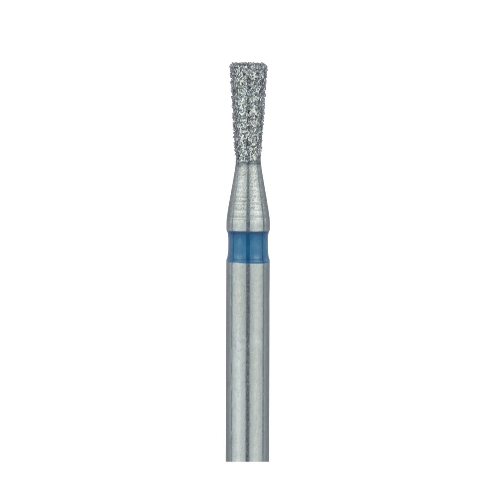 Meisinger 807-014-FG Diamond Bur, Inverted Cone, Medium Grit, Blue Ring, 1.4 mm Head Diameter, 3.5 mm Head Length, Friction Grip, 5/Pkg thumbnail 3