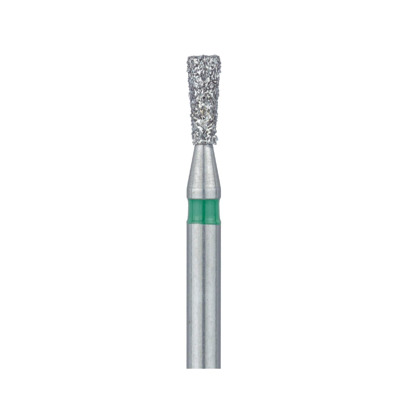 Meisinger 807G-016-FG Diamond Bur, Inverted Cone, Coarse (Green), Friction Grip, 1.6 mm Head Diameter, 4.0 mm Head Length, 5/Pkg thumbnail 3