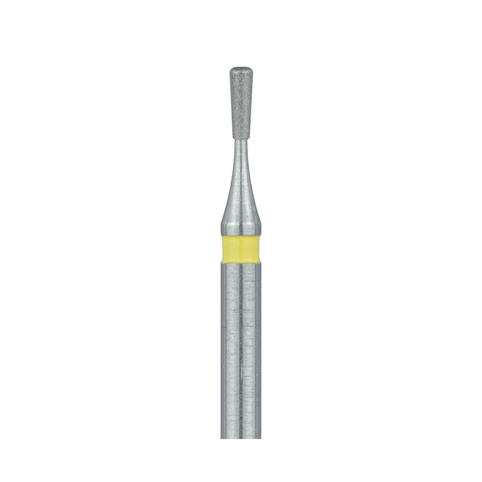 Meisinger 808F-009-FG Fine Diamond Bur, Pear, 0.9 mm Head, Friction Grip, 5/Pack thumbnail 3