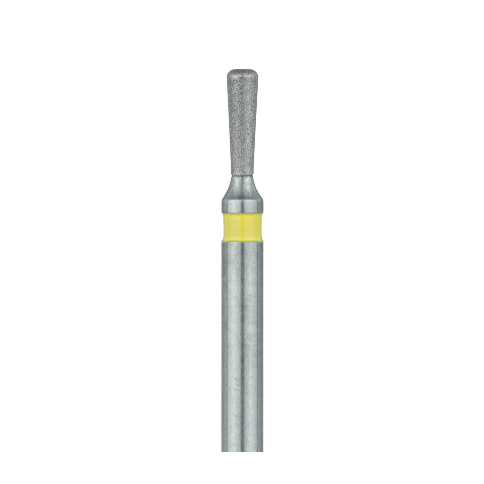 Meisinger 808LC-012-FG Extra Fine Diamond Bur, Long Pear, Friction Grip, 1.2 mm, 5/Pk - Meisinger Diamonds 808LC-012-FG X-FIne 5/Pk - Image 1