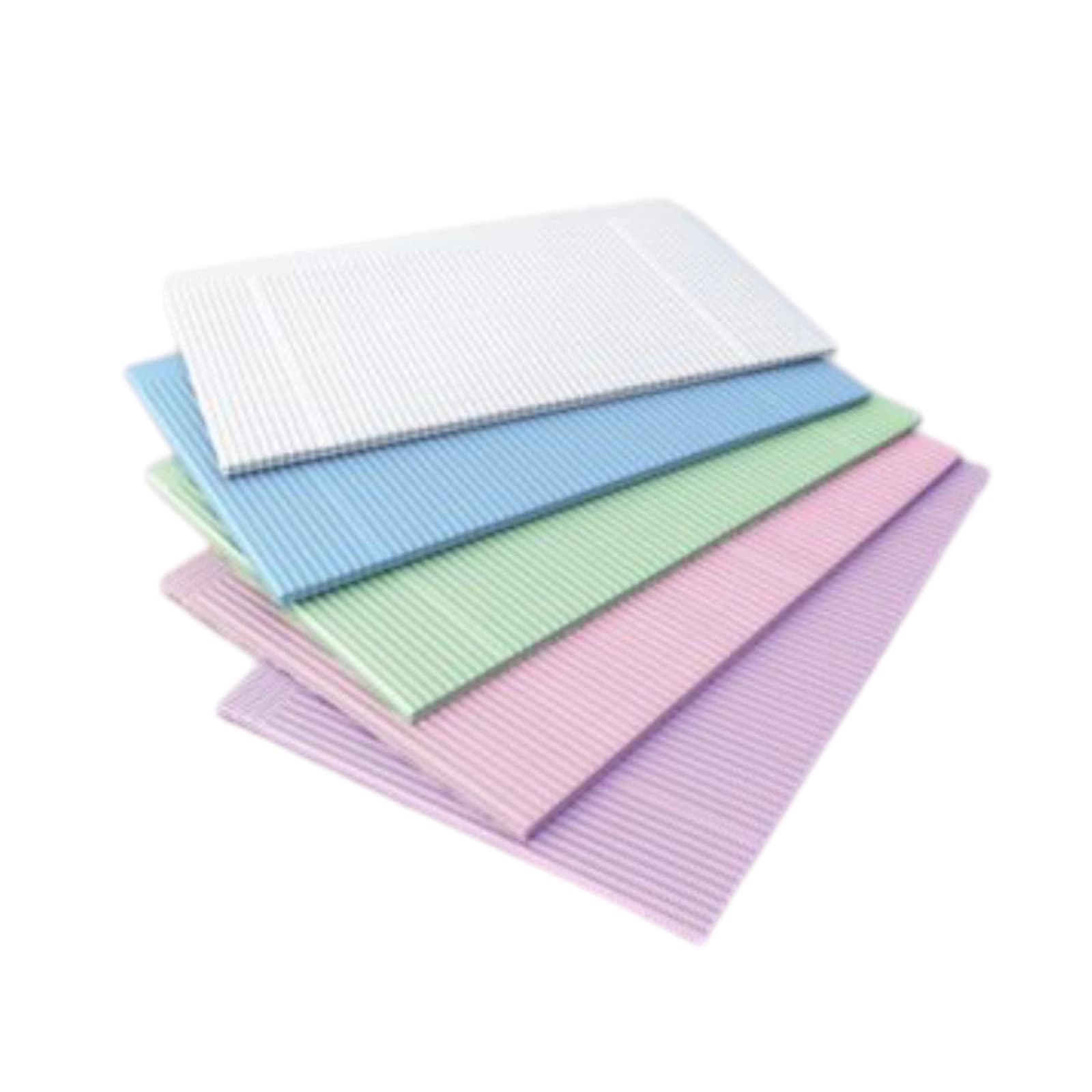 Plasdent Spectrum Polybacked Patient Bibs, 2-Ply Tissue with Poly Backing, Blue, 13" x 18", 500/Case, BIB-2 thumbnail 6