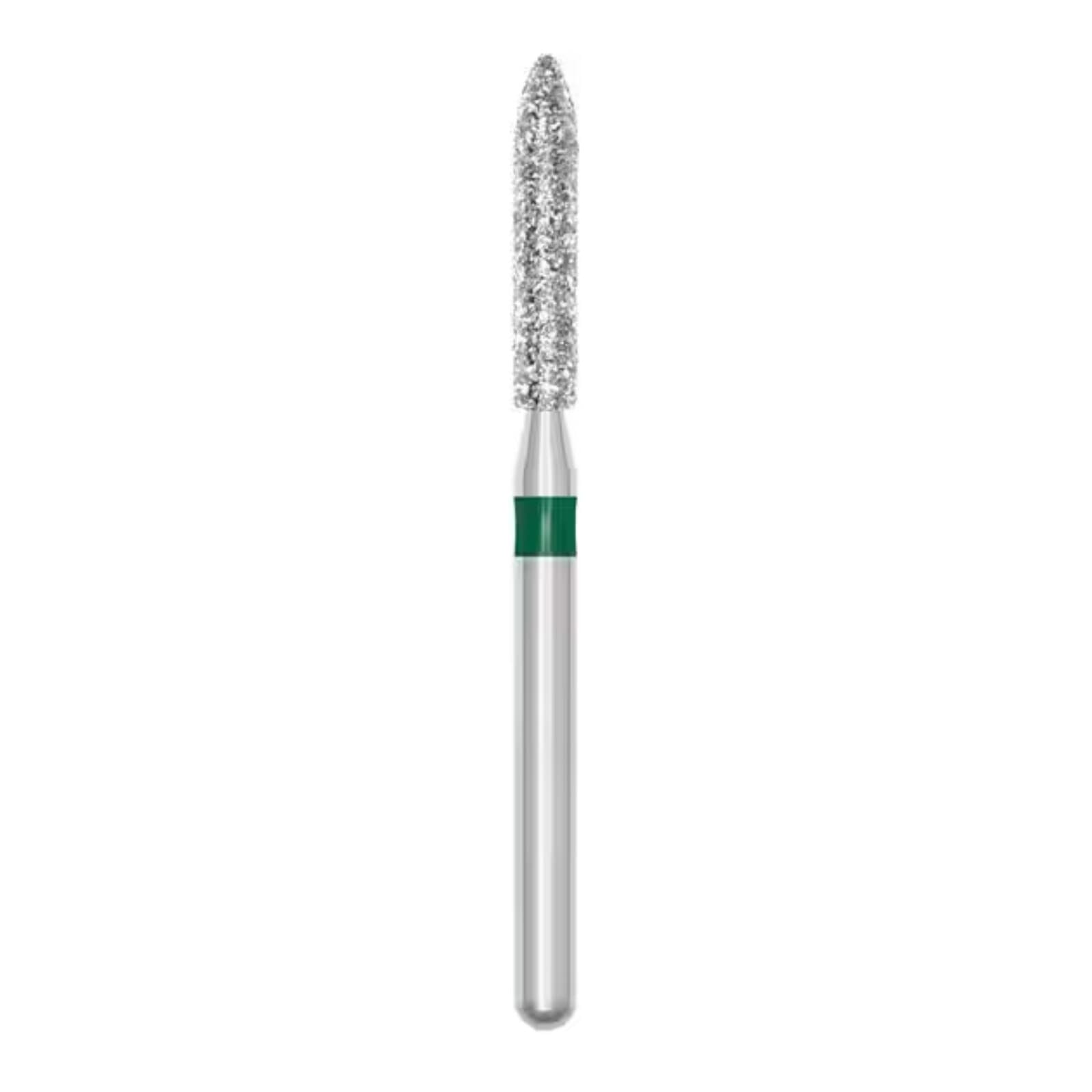 SS White Revelation Diamond Bur 878-016C, FG Coarse Modified Bevel Cylinder, 5/Pk thumbnail 2