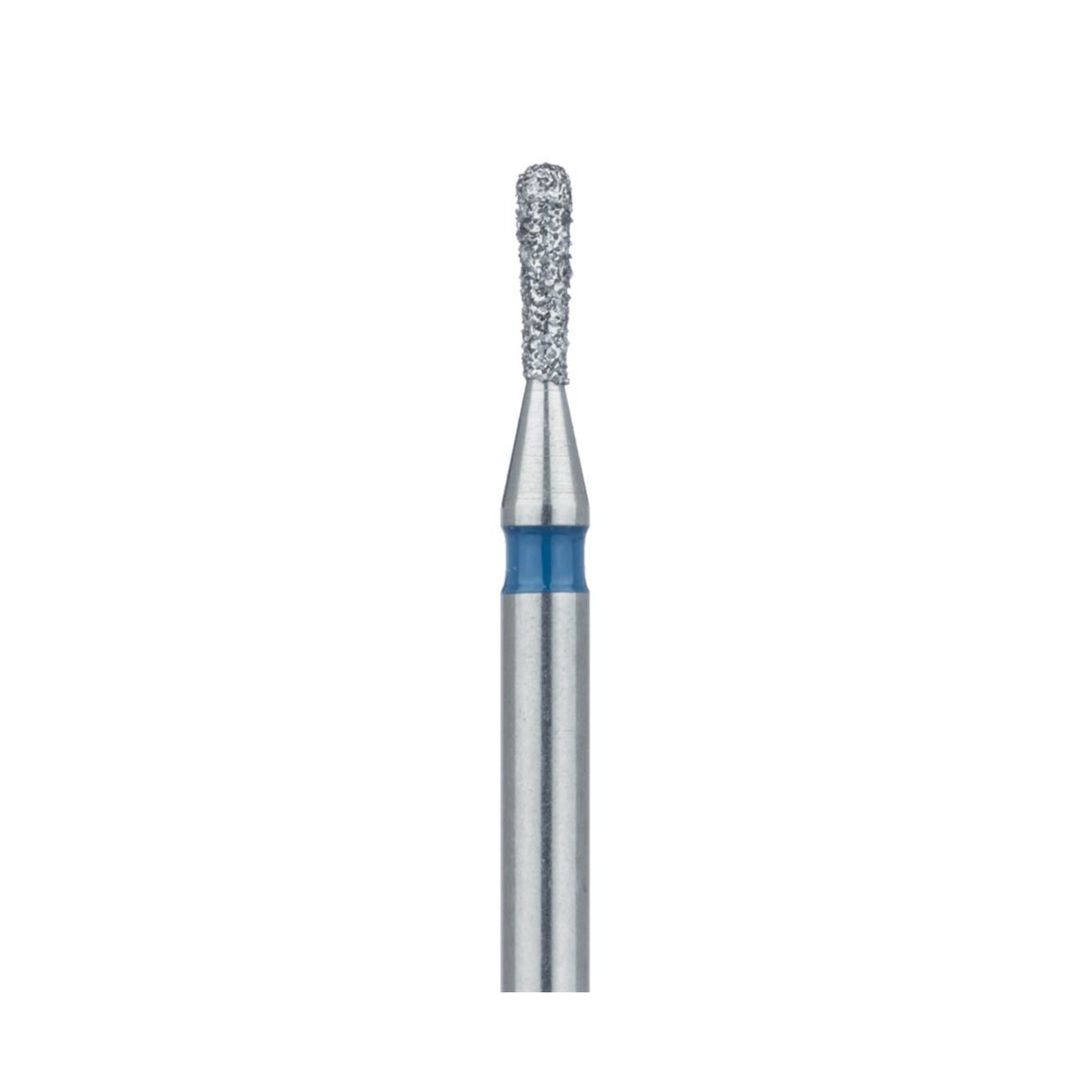 Meisinger 809RF-012-FG Fine Diamond Bur, Round End Pear, 1.2mm, Friction Grip, 5/Pk - Meisinger Diamonds 809RF-012-FG Fine 5/Pk - Image 1