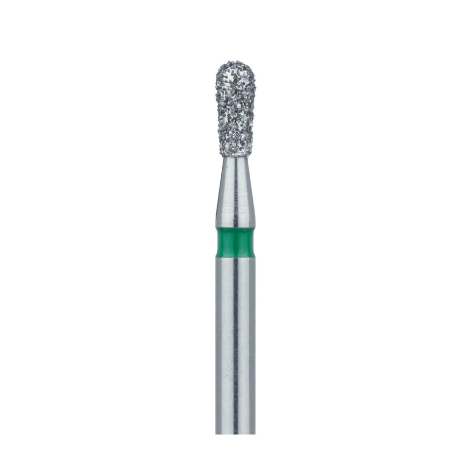 Meisinger 809RG-016-FG Coarse Diamond Bur, Round End Pear, 1.6mm, Friction Grip, 5/Pack thumbnail 3