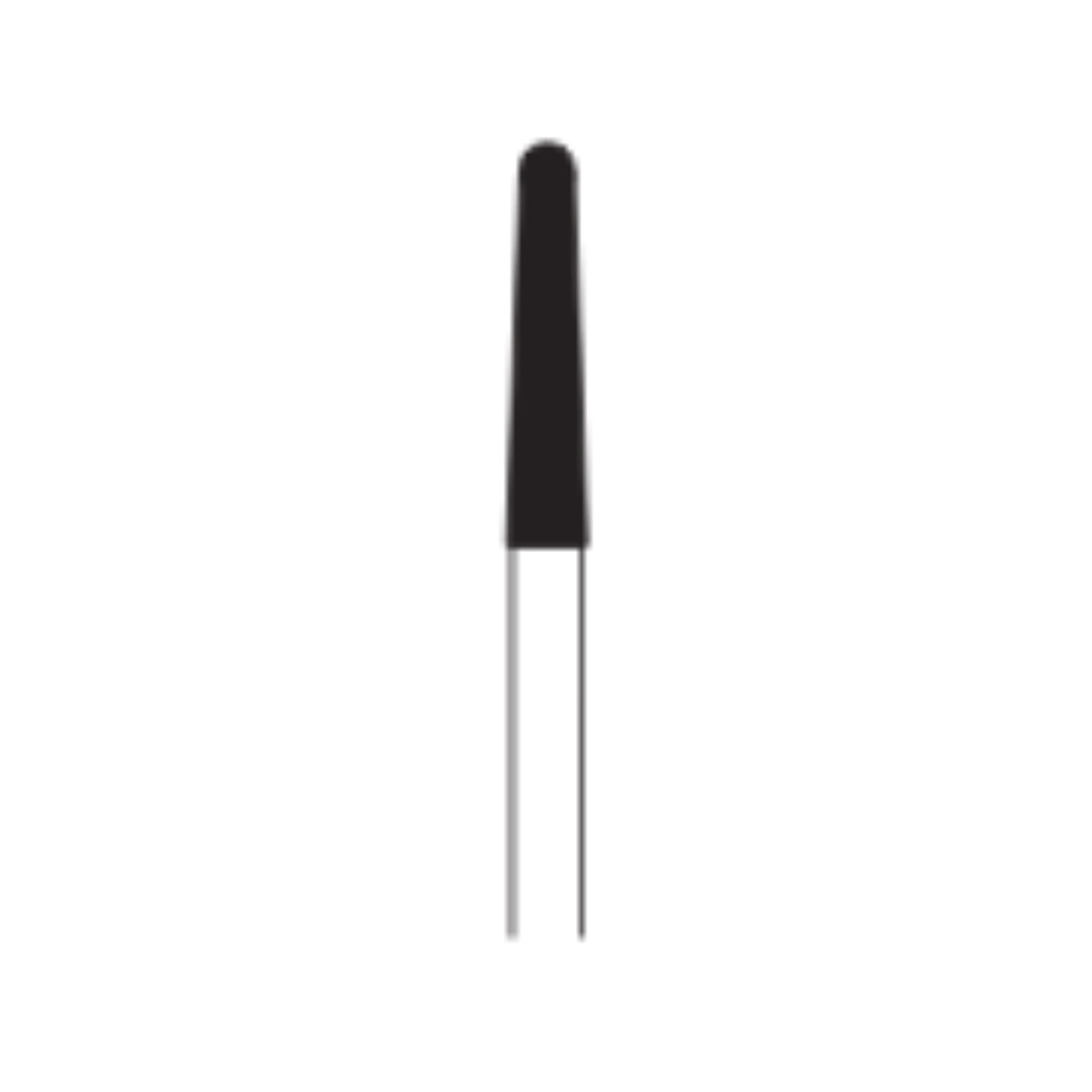 Long Round End Taper Diamond Bur 856L-018M, 6/Pk - Long Round End Taper Diamonds 856L-018M 6/Pk - Image 1