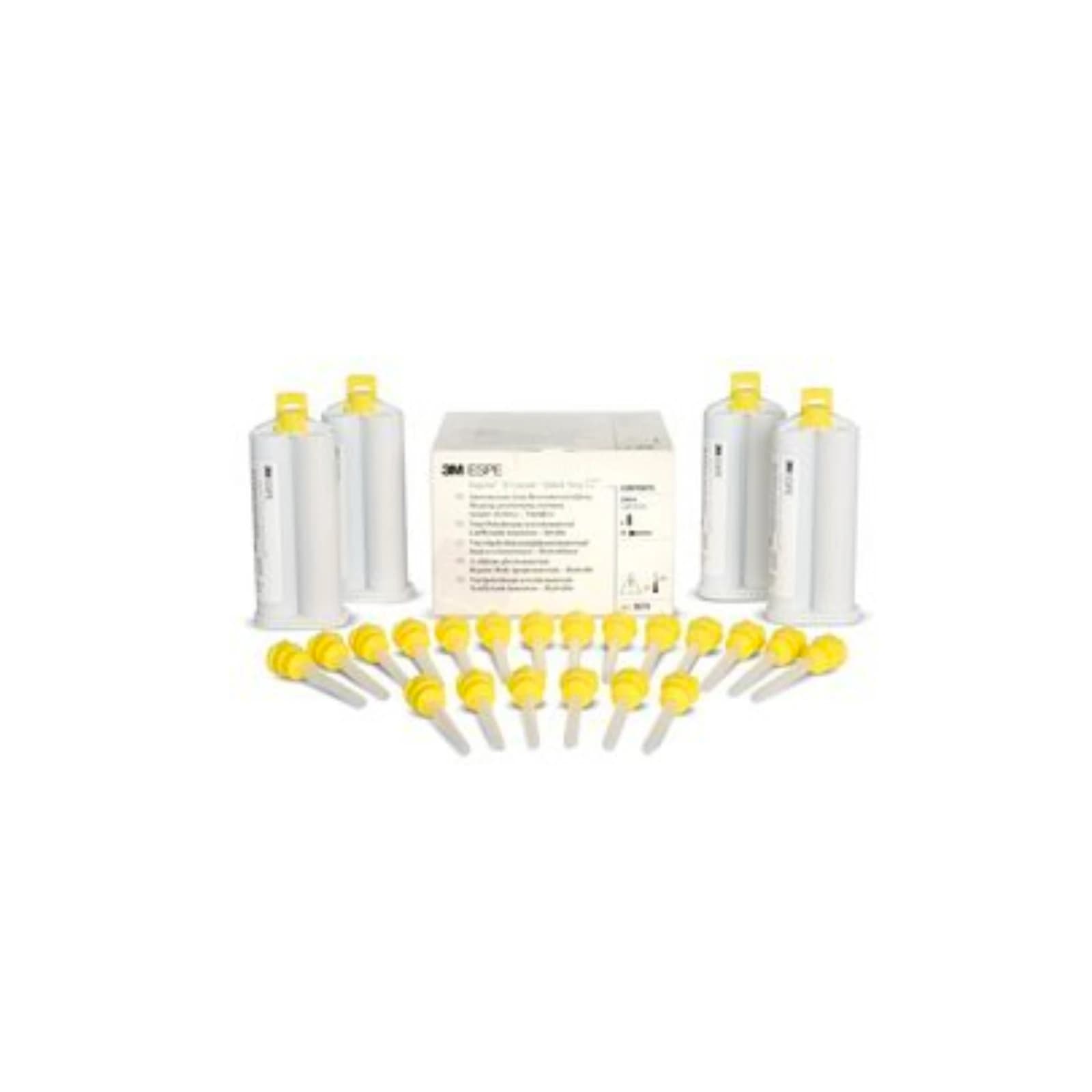 3M Imprint II Garant Regular Body VPS Impression Material Refill, Green, 4 x 50 mL Cartridges with 20 Mixing Tips, 9379 thumbnail 3