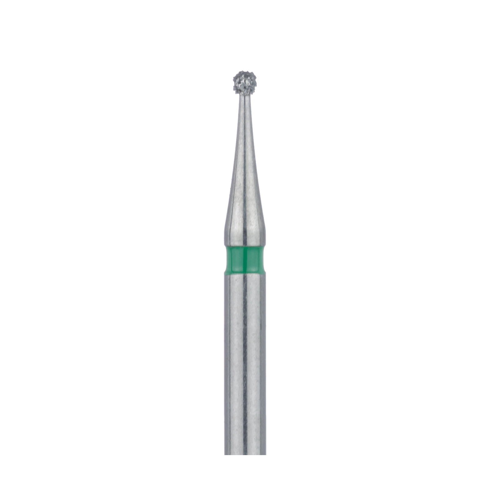 Meisinger Multi-Use Diamond Bur, FG, Round, #801G, 0.9 mm, Coarse, Green, 5/Pk, 801G-009-FG thumbnail 4