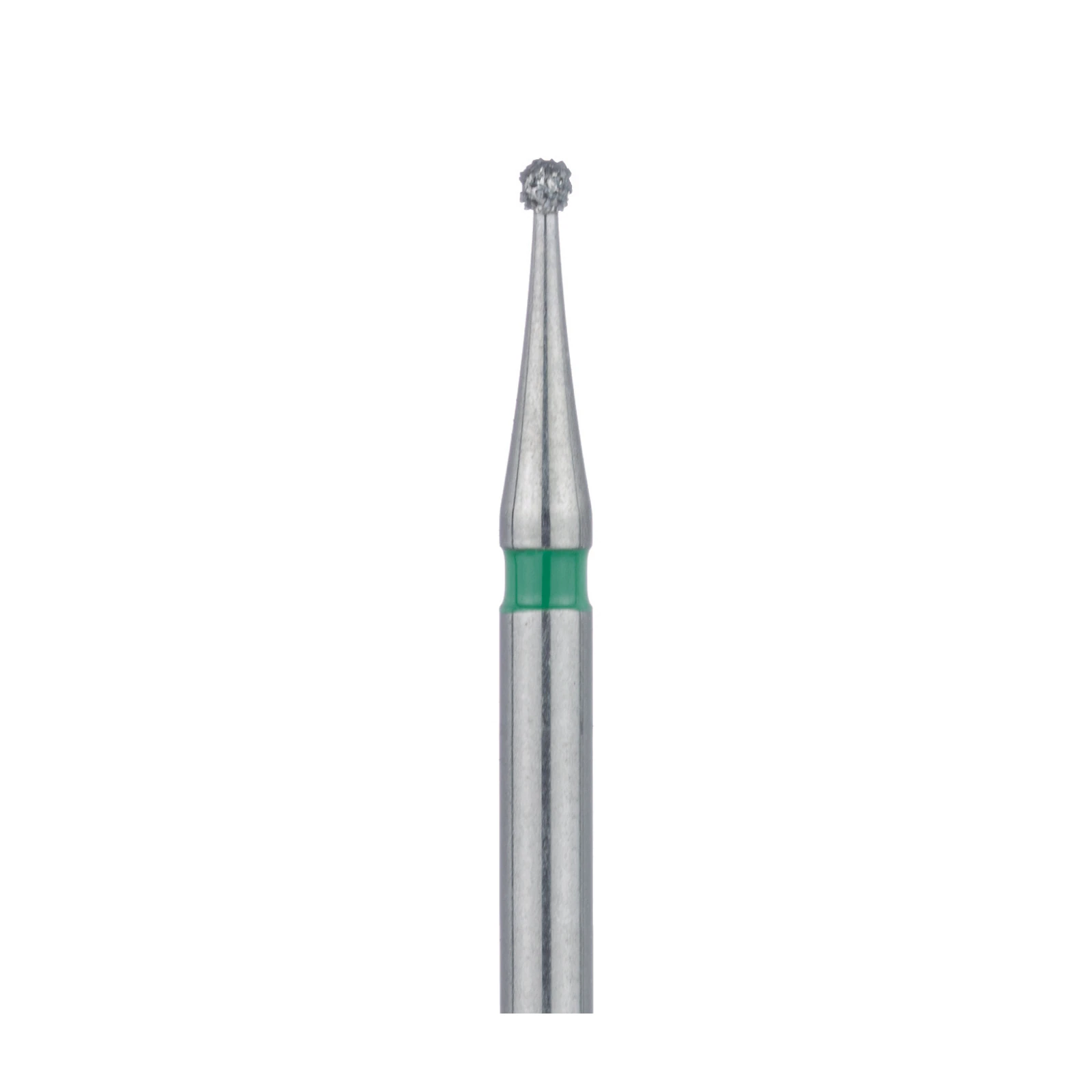 Meisinger Multi-Use Diamond Bur, FG, Round, #801G, 1.0 mm, Coarse, Green, 5/Pk, 801G-010-FG thumbnail 4