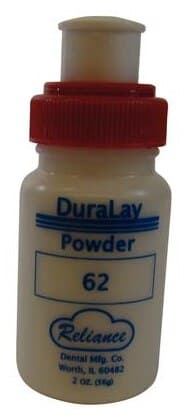 Duralay Temporary Crown & Bridge Pattern Resin Powder, Shade 62 (A2), 8 oz Bottle, 2508-62 thumbnail 4